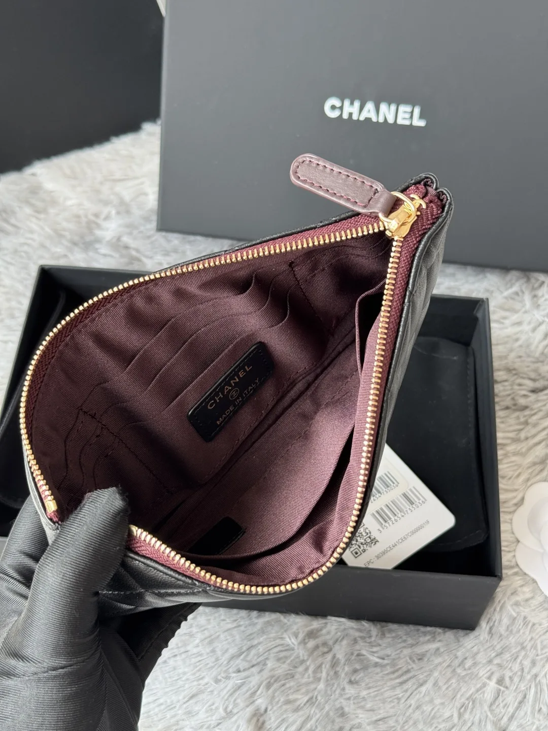 Chanel AP1071 New Style Ball Pattern Diamond Zero Package Handheld Clutch Bag - Detail view 8
