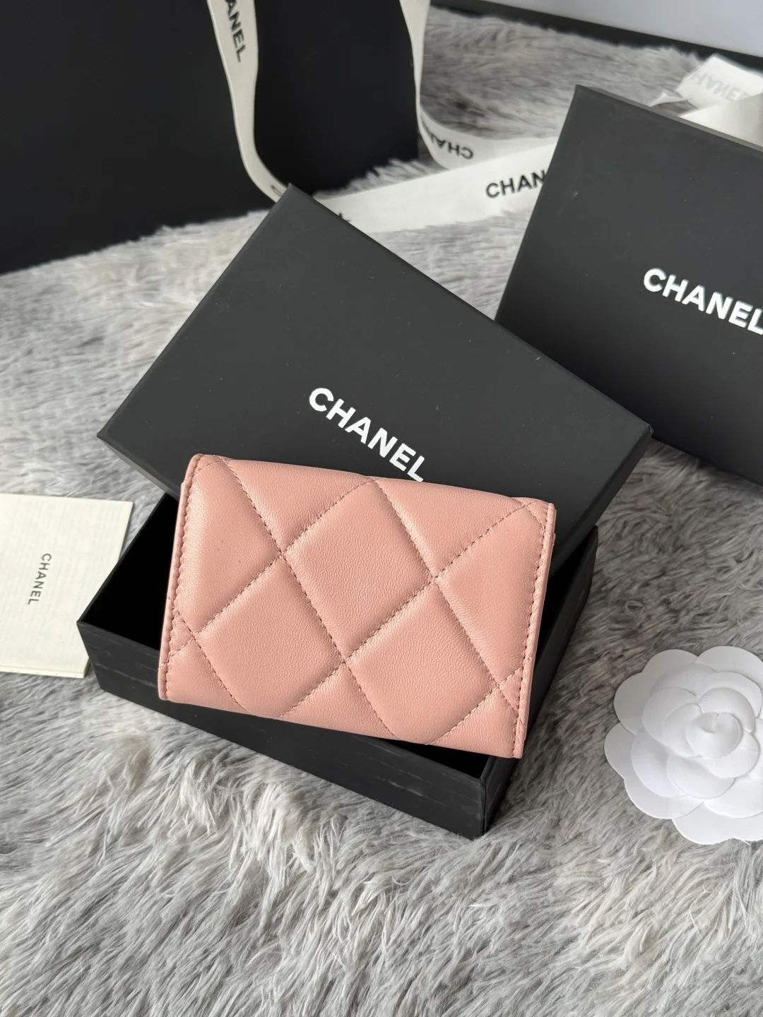 Chanel AP1790 Diamond Quilted Flap Coin Purse - Detail view 3