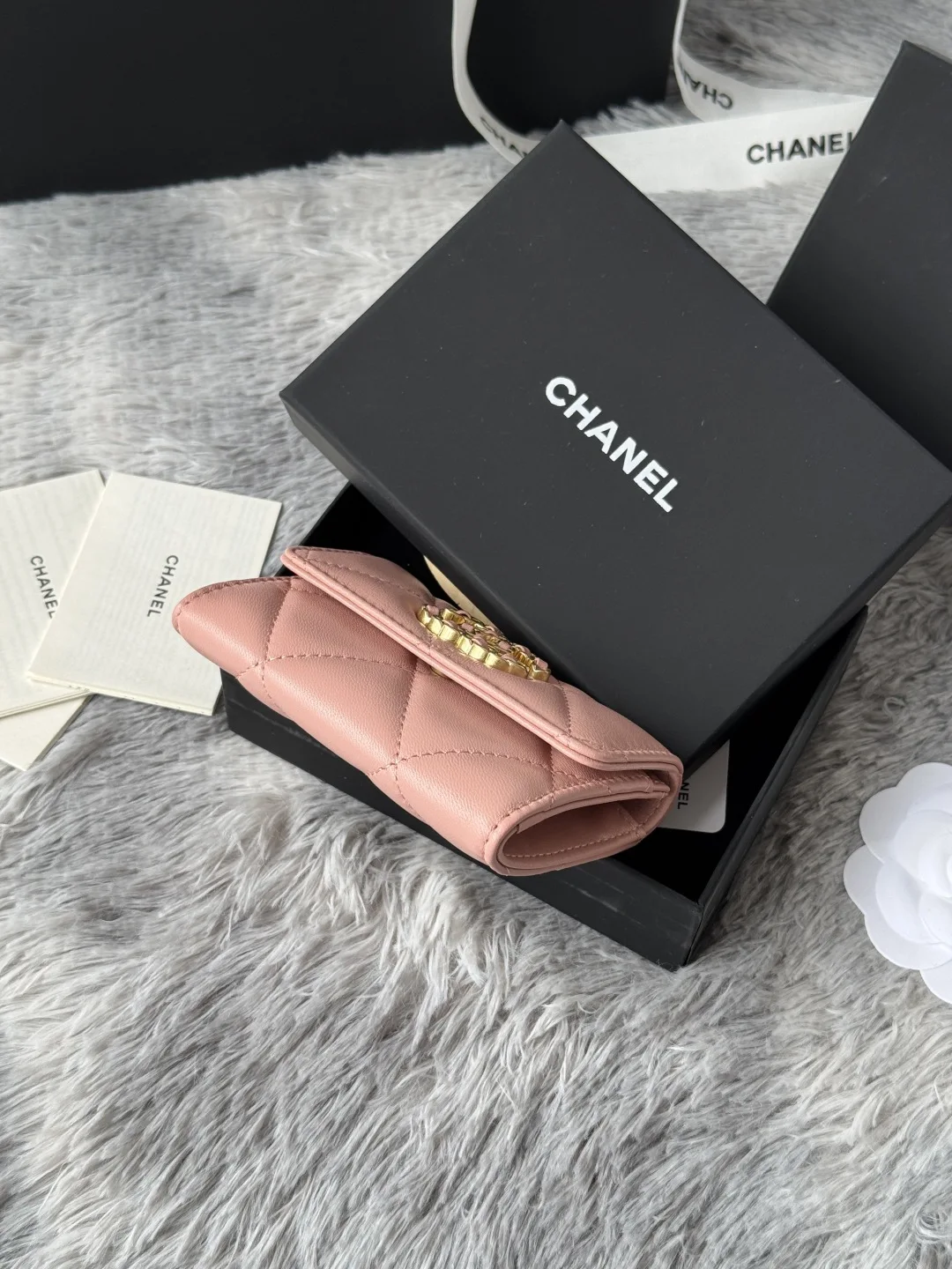 Chanel AP1790 Diamond Quilted Flap Coin Purse - Detail view 4