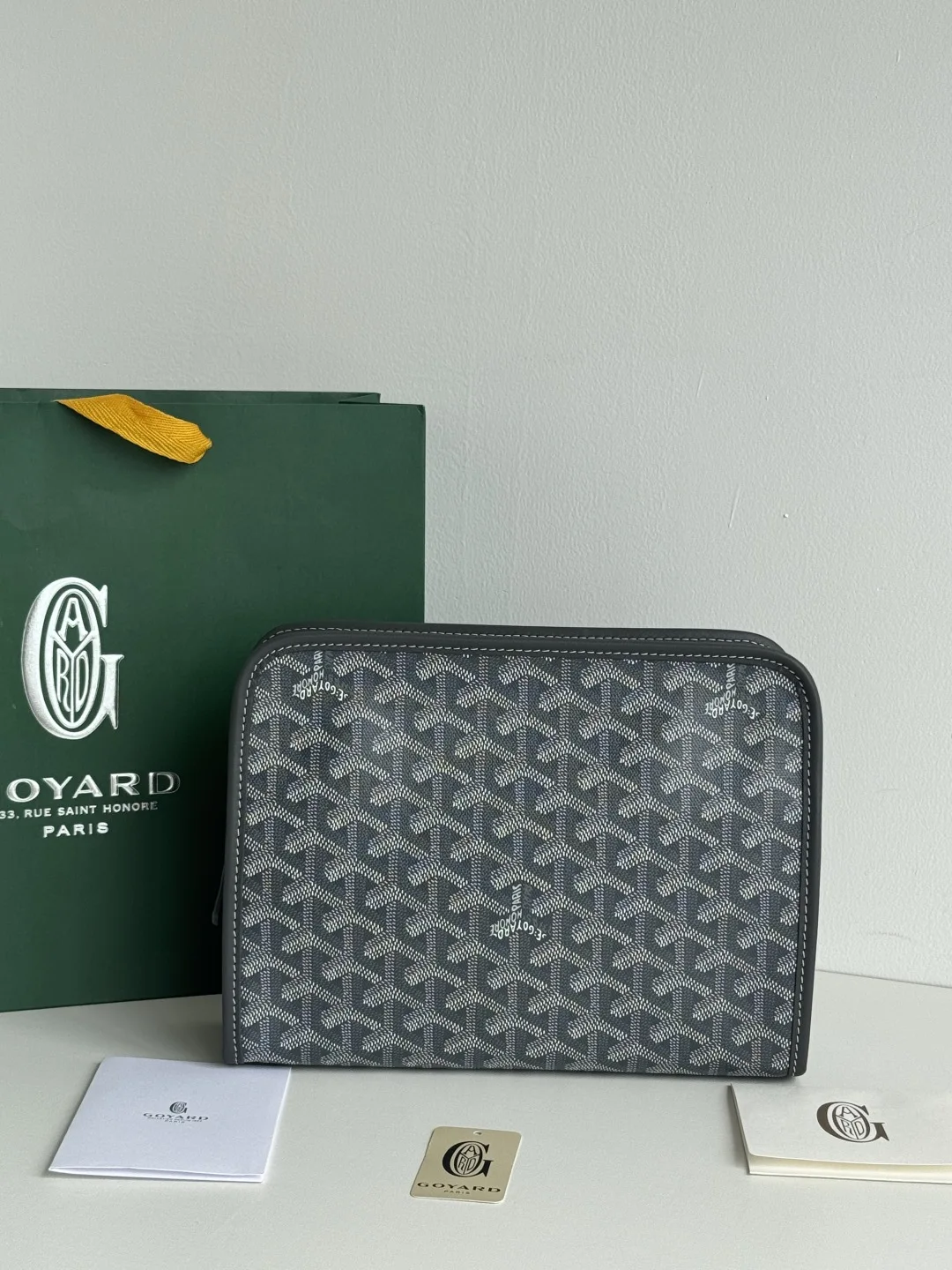 Goyard 020802 Jouvence Toiletry Bag Clutch - Detail view 2