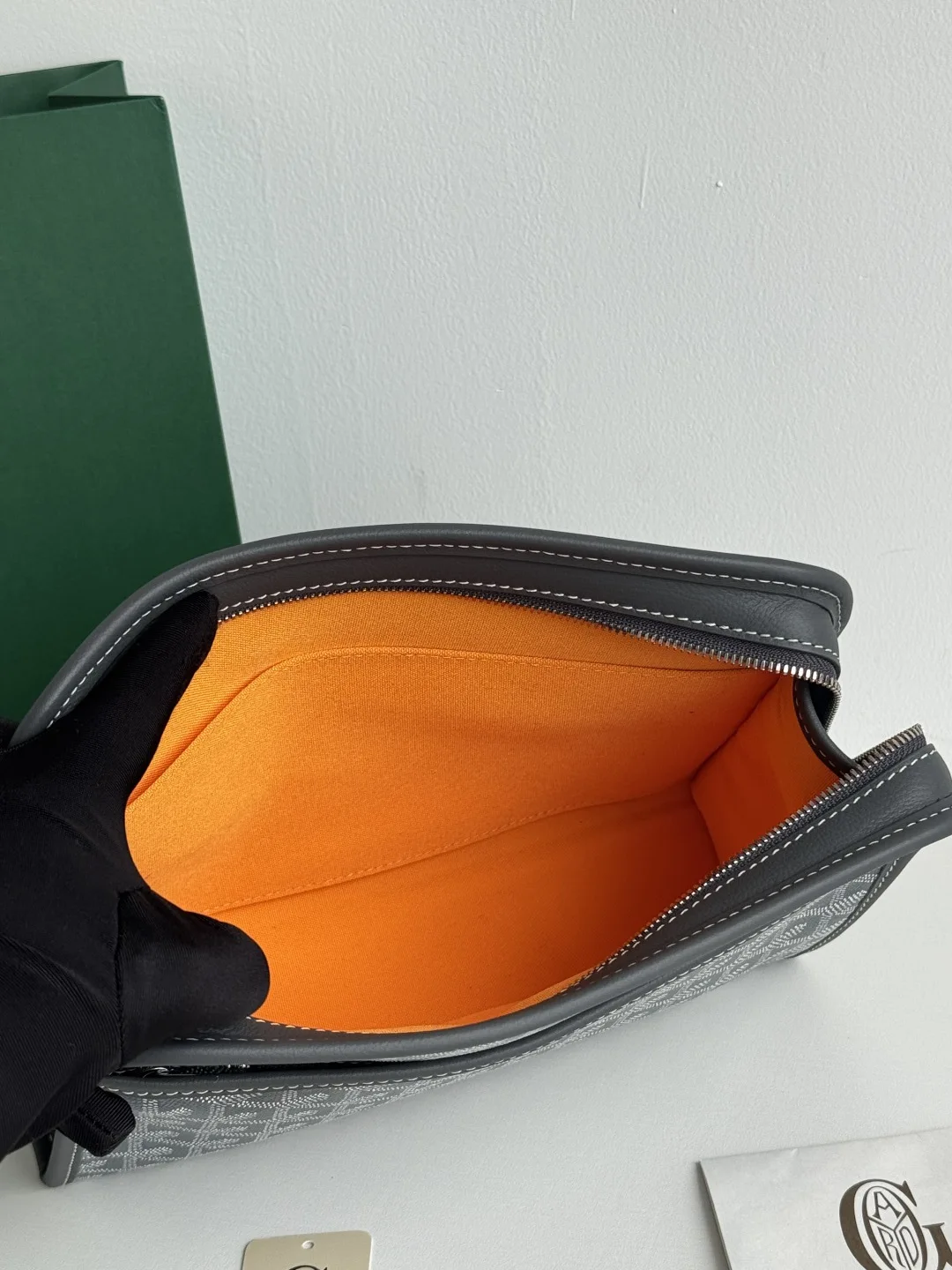 Goyard 020802 Jouvence Toiletry Bag Clutch - Detail view 9