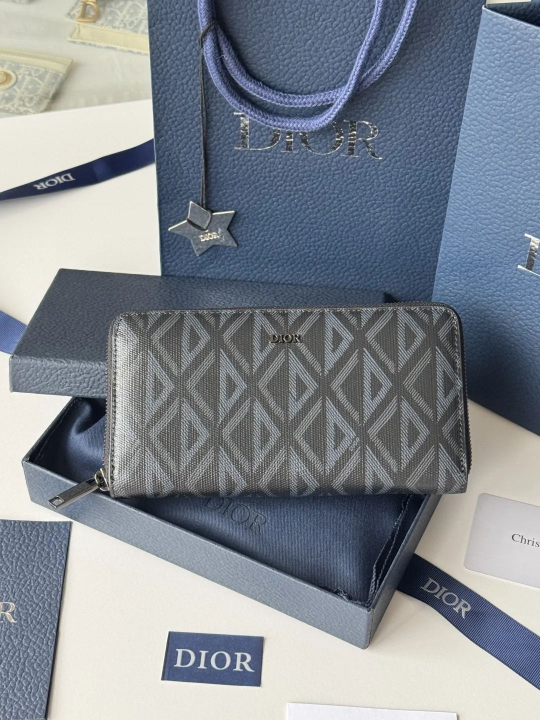 Dior 2ESBC252YSE-315 Long Zipper Wallet - Detail view 2