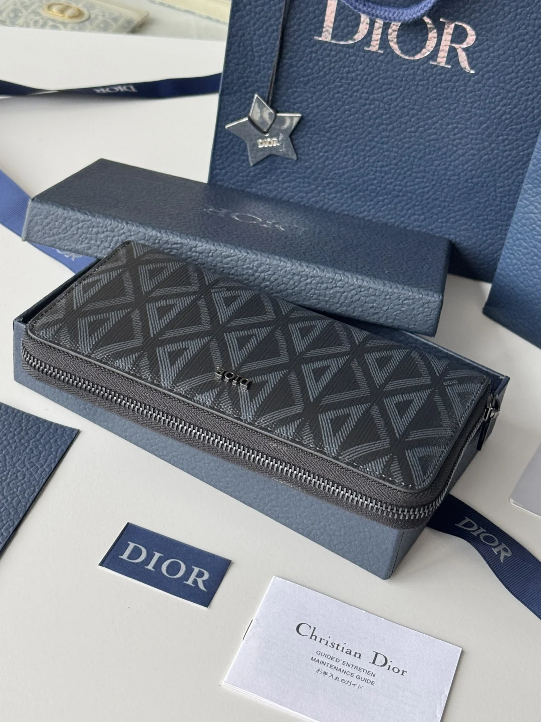 Dior 2ESBC252YSE-315 Long Zipper Wallet - Detail view 4