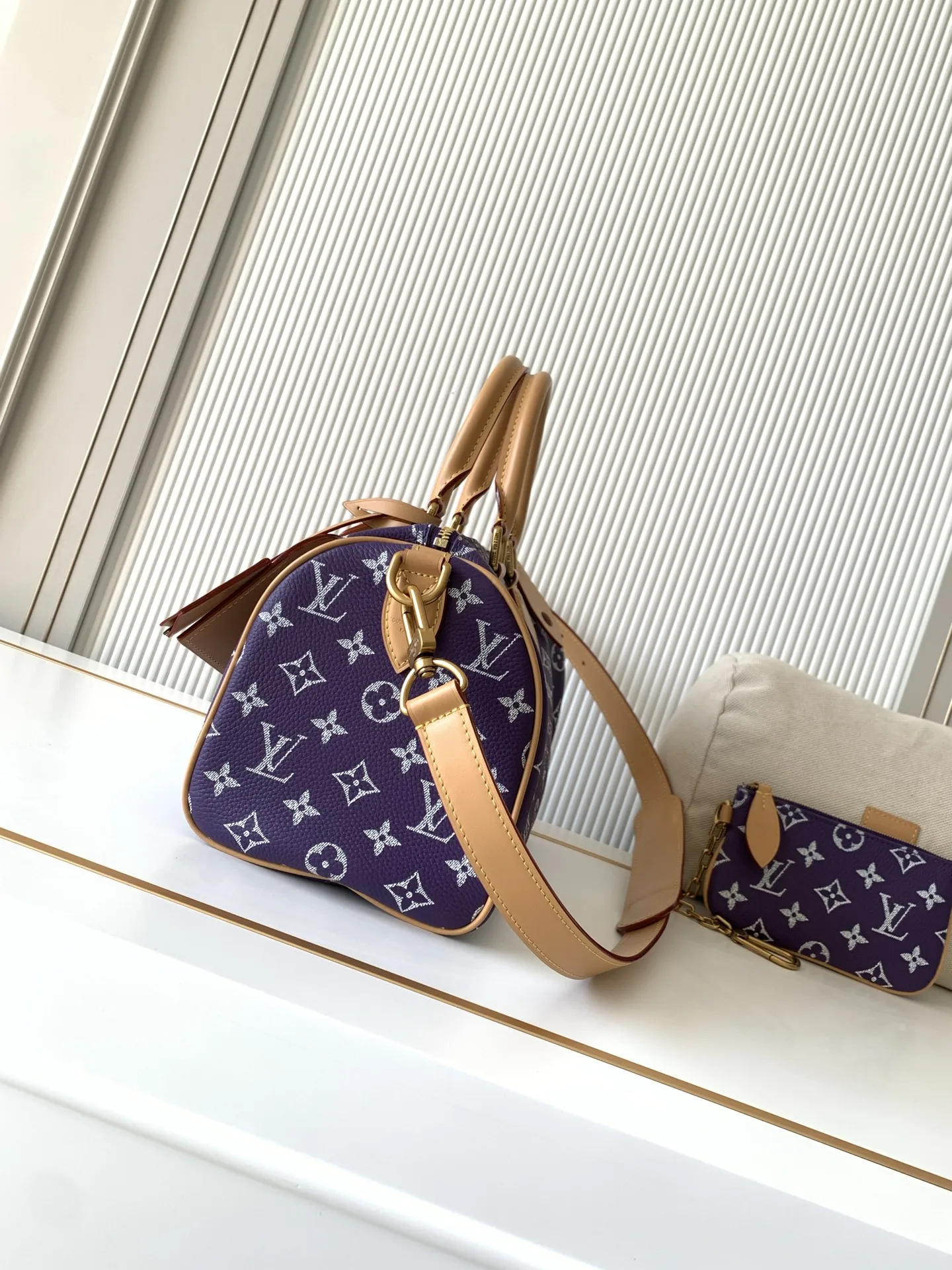 Louis Vuitton M11562 Purple Speedy P9 Bandouliere 25 handbag - Detail view 2