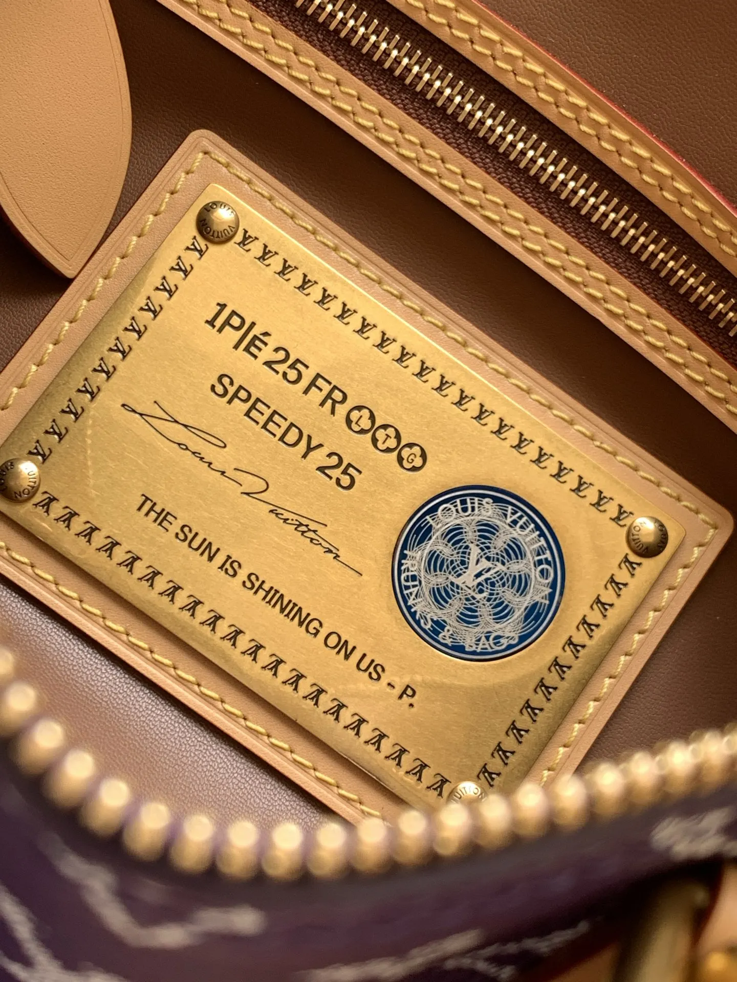 Louis Vuitton M11562 Purple Speedy P9 Bandouliere 25 handbag - Detail view 9