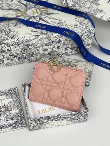 S6037UBHZ_M928 Caro Dahlia Lambskin Card Holder Wallet