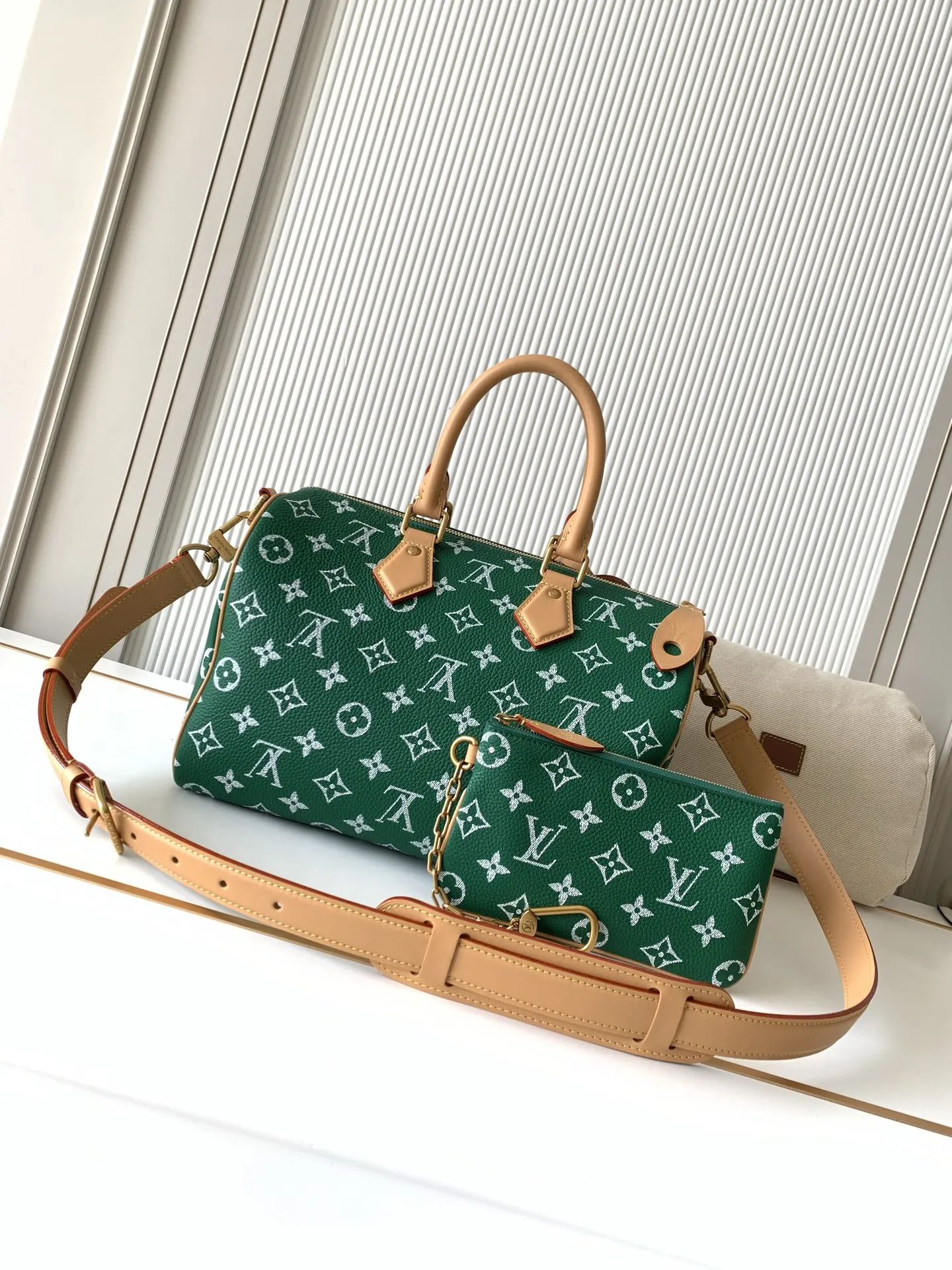 LVM14077深绿 Speedy P9 Bandouliere30手袋 - 细节图 3