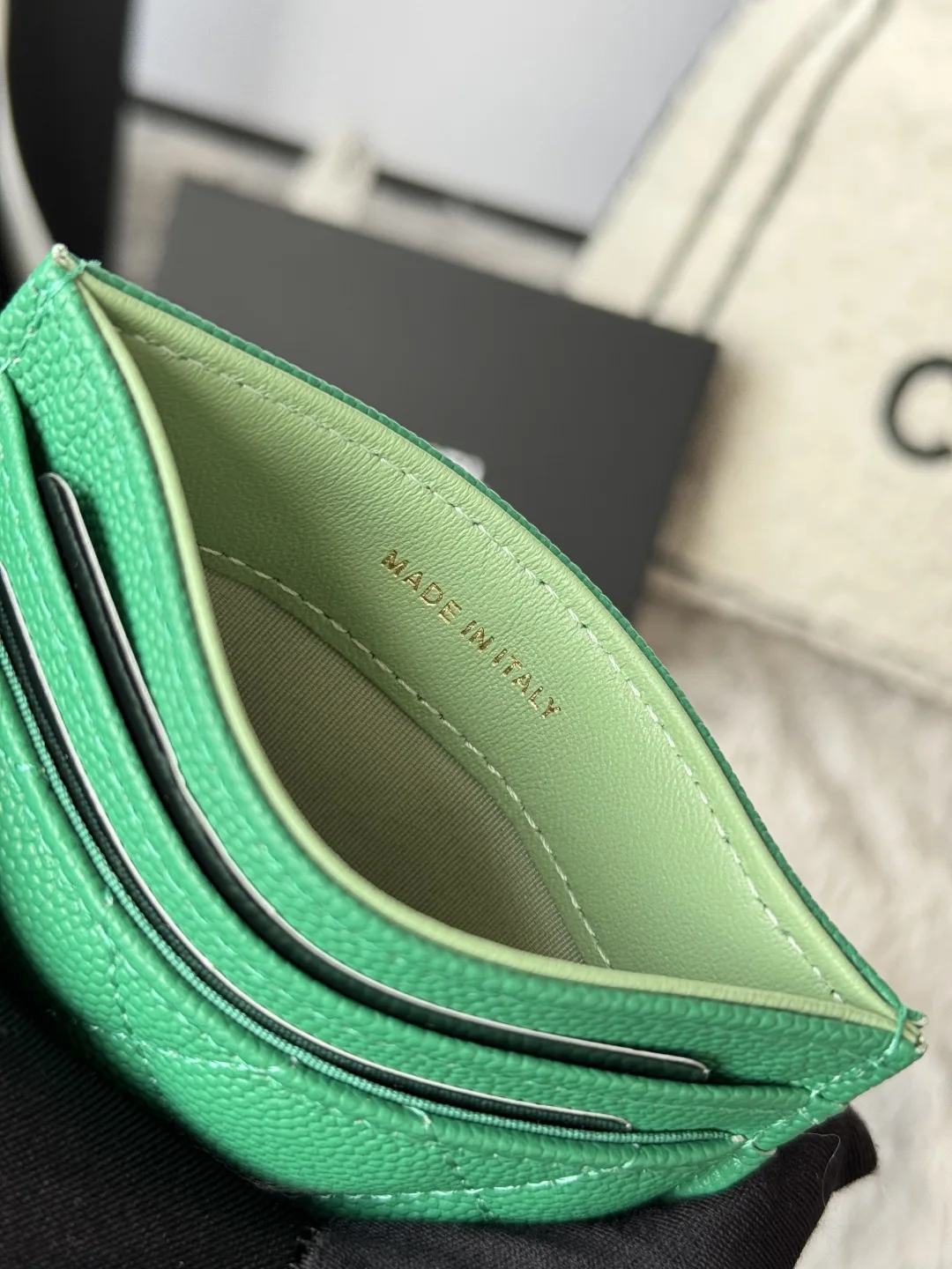 Chanel AP3188 Ball Pattern Hollow Card Holder - Detail view 9
