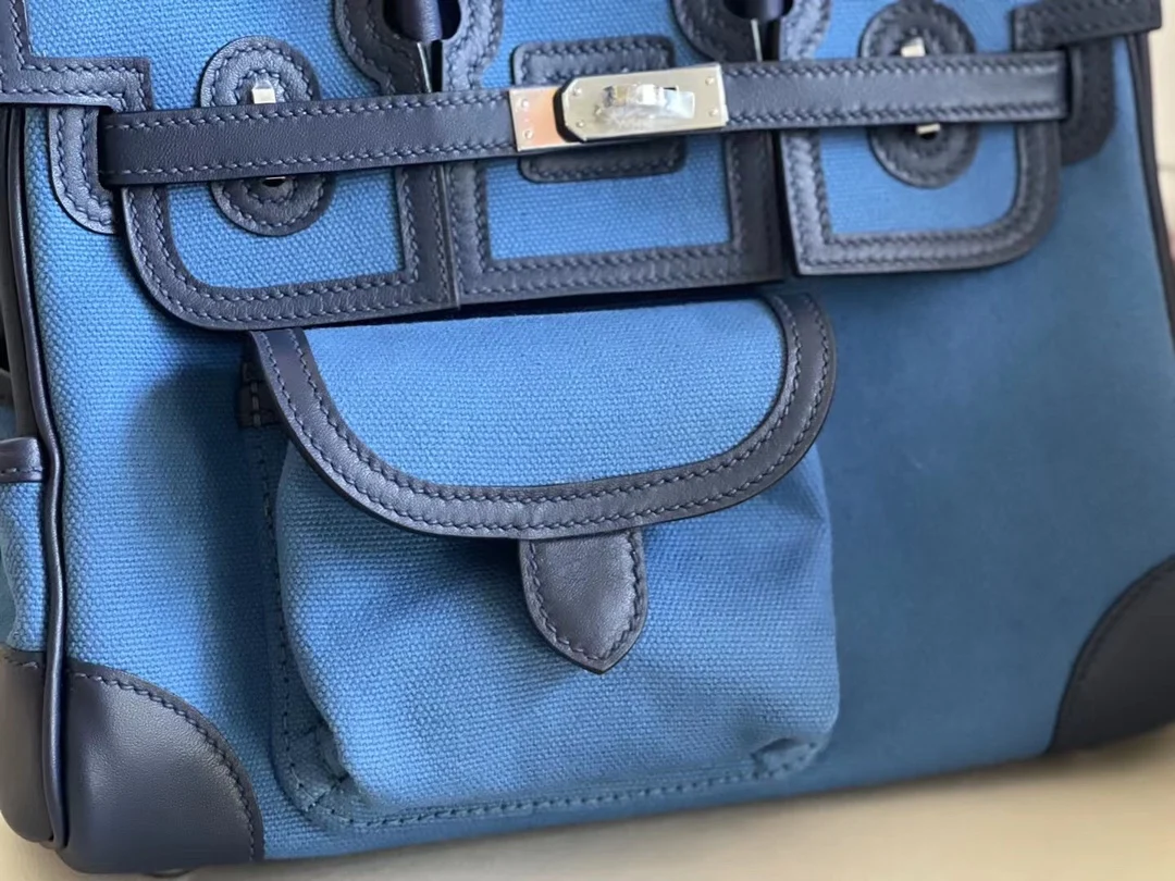 Hermes Birkin Cargo 25cm Handbag for Men and Women - Detail view 4