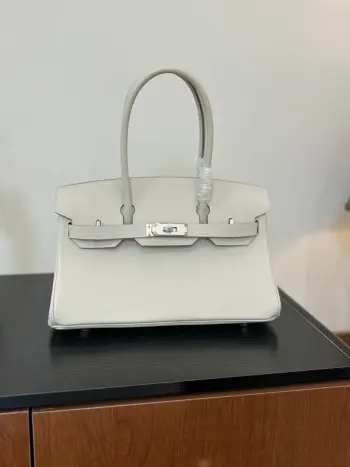 铂金 Birkin Shoulder 29cm 冲啊 皮料呢选用Evercolor皮 非常轻便 包型也很非常个性 摩登感十足 