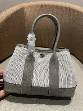 半手工 garden party mini花园包23cm 帆布拼Negonda  银扣 mini拼帆布超级方便 可以手腕 超轻超好用