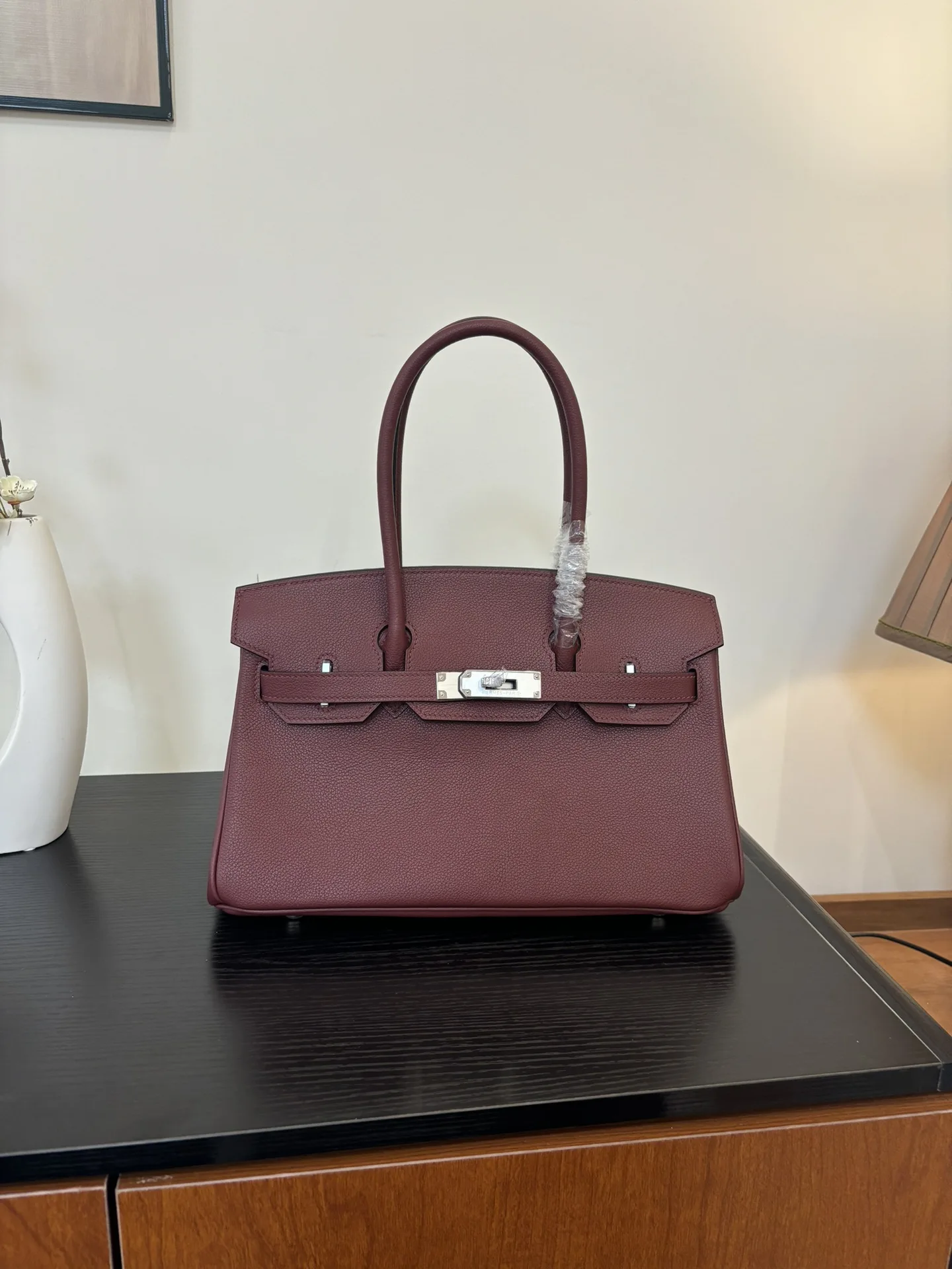 铂金 Birkin Shoulder 29cm 冲啊 皮料呢选用Evercolor皮 非常轻便 包型也很非常个性 摩登感十足