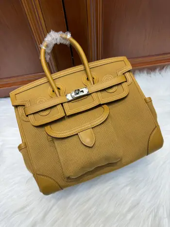 Birkin 25Cm Cargo 芝麻色 银扣
