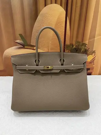 半手工 Birkin 40cm A级Togo皮 黑色金银扣现货 铂金同步专柜蜡线缝制