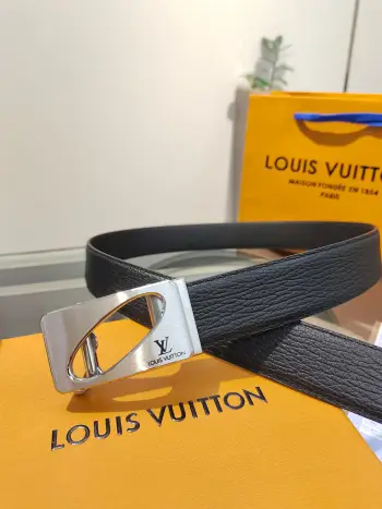LV.男士自动带全套包装 自动平滑扣腰带 精钢打造五金 宽度35MM宽 原版带身 自由裁剪设计