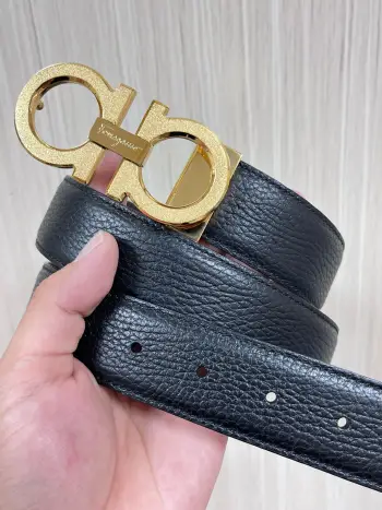 宽度3.5cm 高级定制款男士皮带 双面穿戴