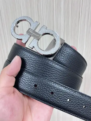 宽度3.5cm 高级定制款男士皮带 双面穿戴