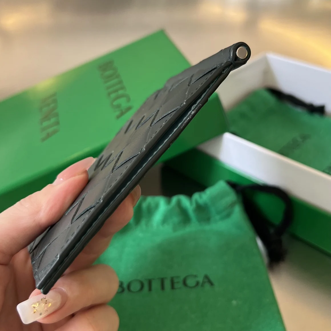 Bottega Veneta 592626 New Money Clip Wallet - Detail view 3