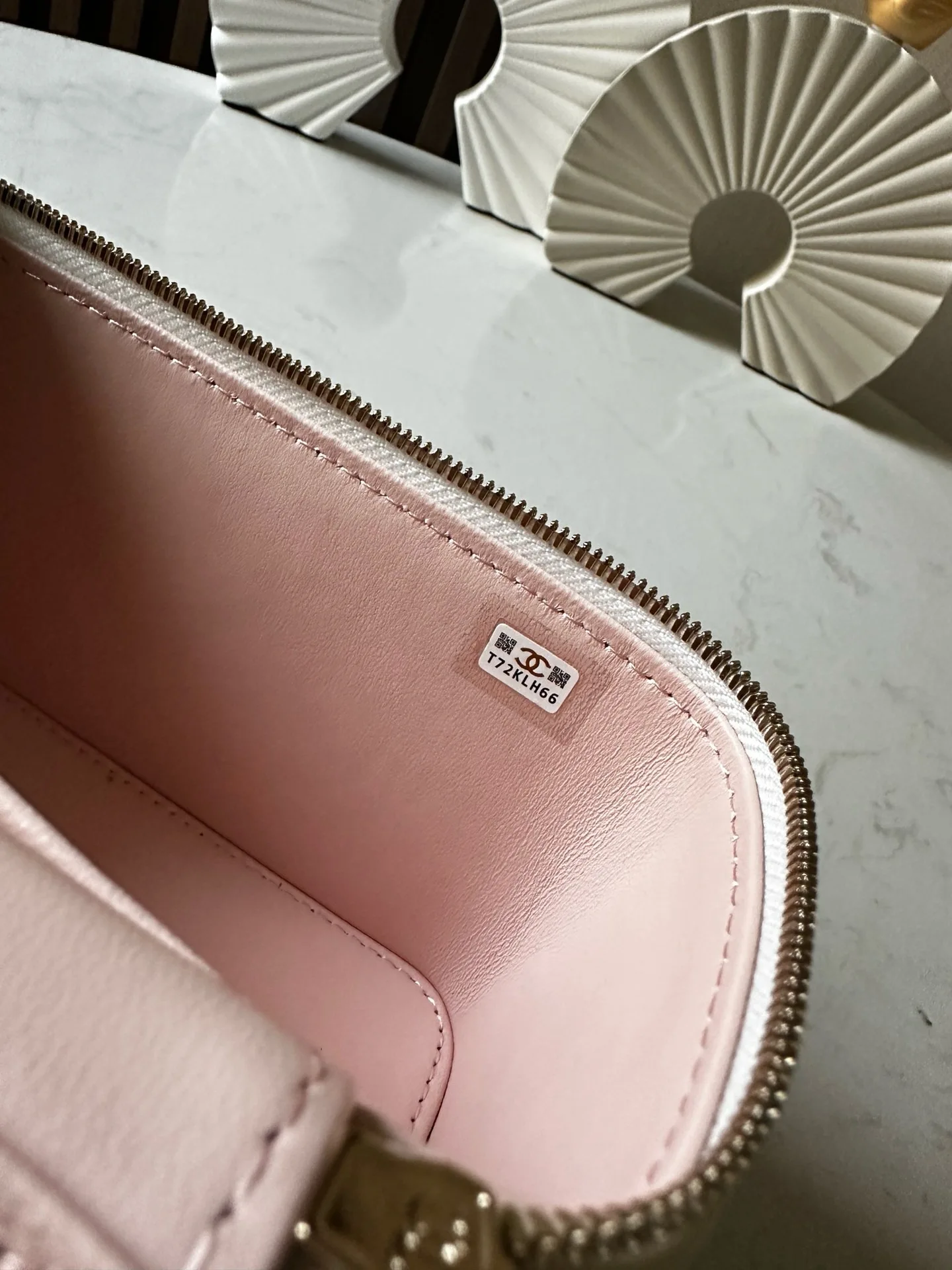 Chanel 66049 24C Double Gold Ball Box Cosmetic Bag Women s Handbag Crossbody Bag - Detail view 9