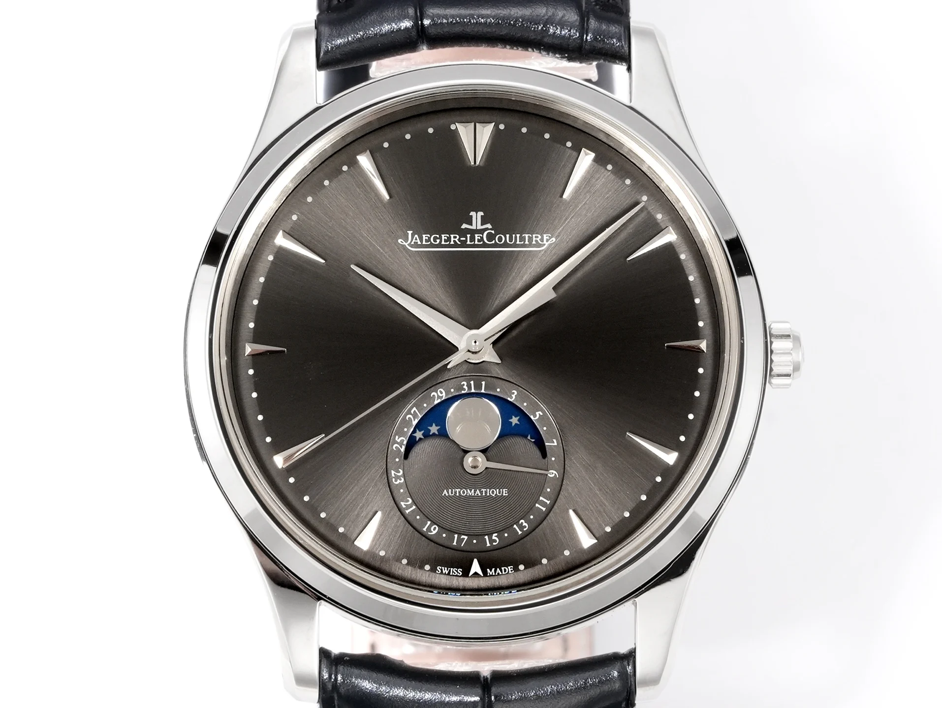 Jaeger LeCoultre Master Series dress watch with moon phase
