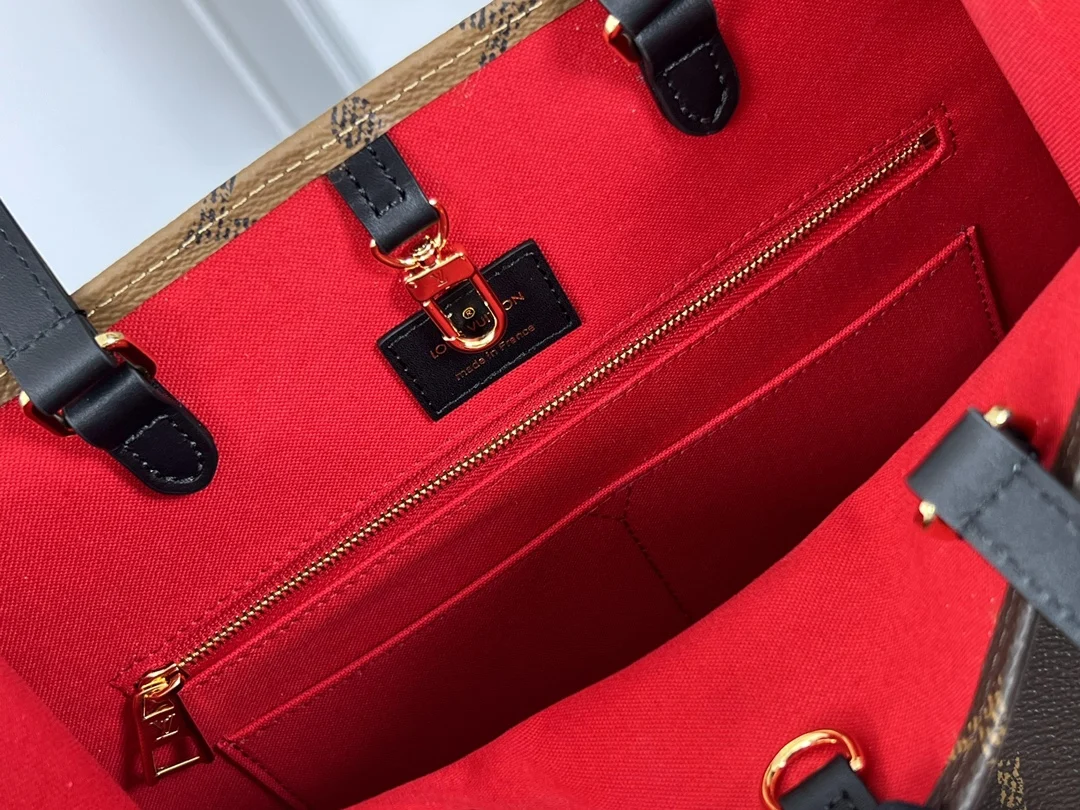LV海外原单M45321 Onthego 中号手袋 手提单肩背包 - 细节图 8