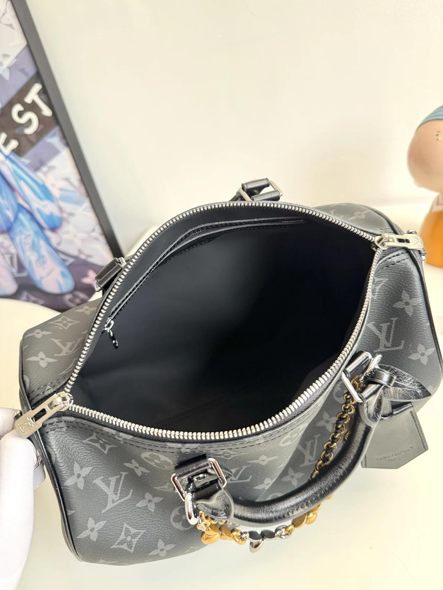 LV海外原单M15102 Speedy Soft 30 手袋 手提斜挎包 - 细节图 8