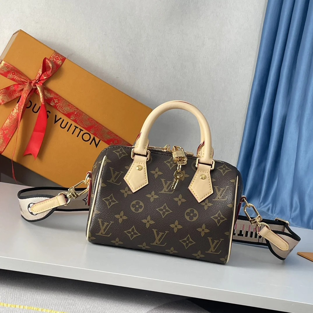 LV海外原单M46234 Speedy Bandouliere 20 手袋 手提斜挎包