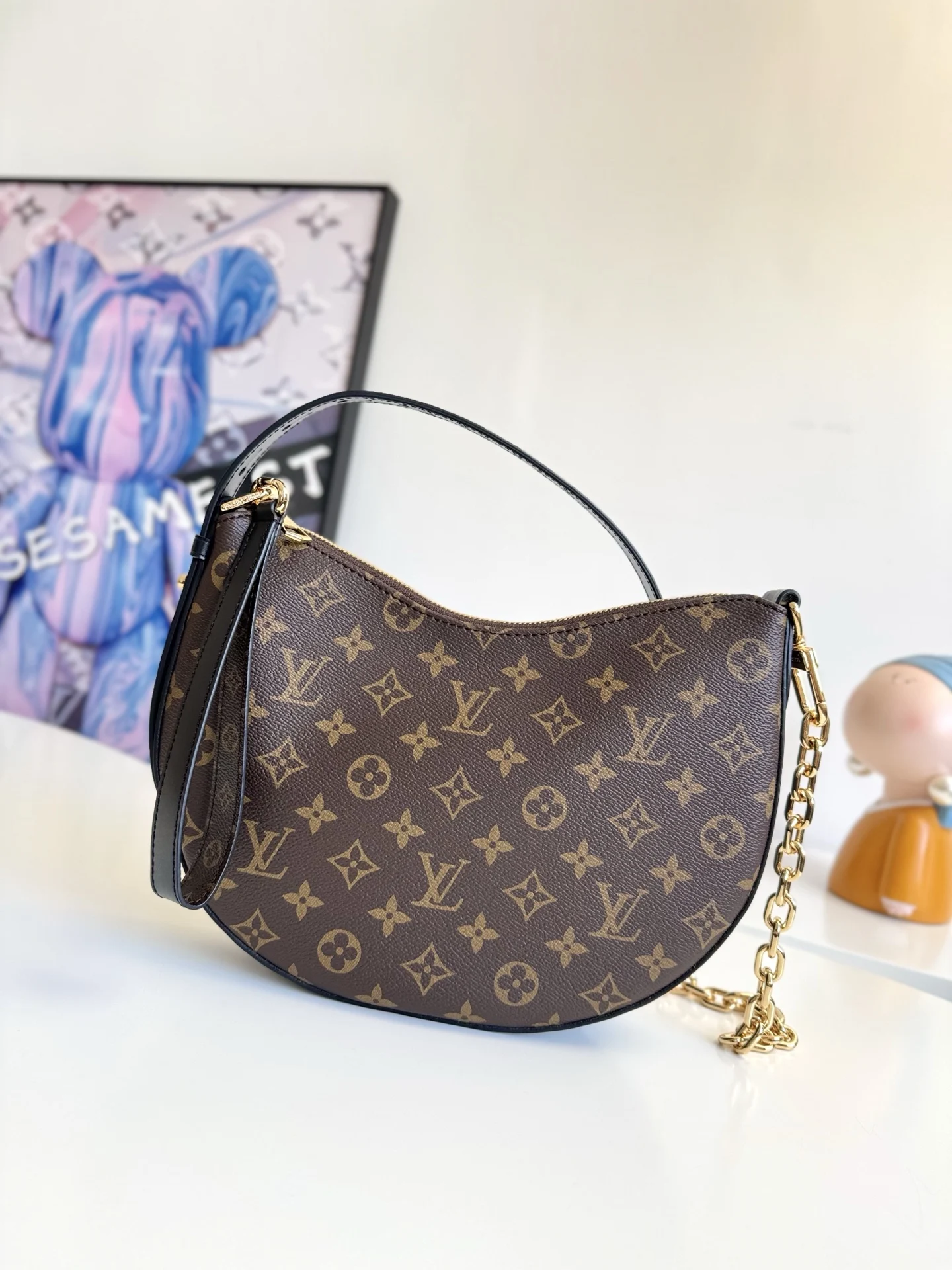 Louis Vuitton Original Overseas M15056 Cookie BB Handbag Shoulder Bag - Detail view 1
