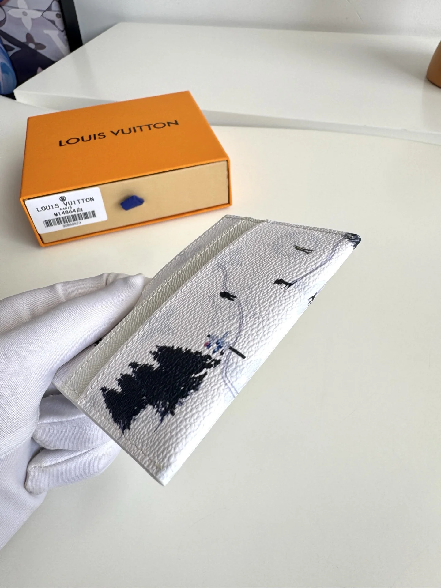 Louis Vuitton Overseas Original M14864 Double Card Holder Wallet - Detail view 6