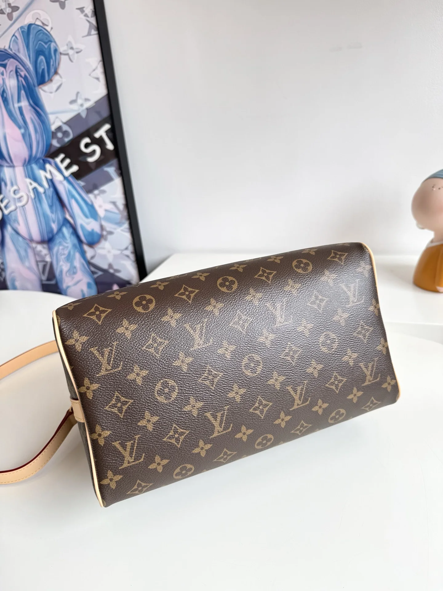 LV海外原单M46980 Speedy 30 手提斜挎包 - 细节图 4