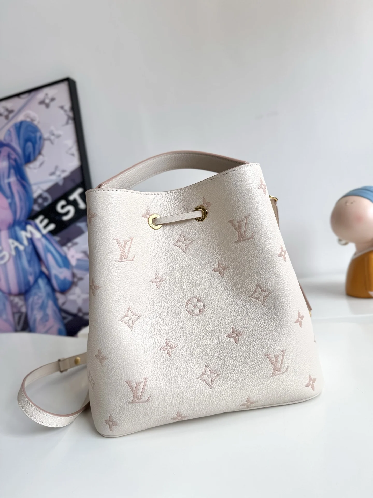 LV海外原单M14401 NeoNoe 中号手袋 女士手提斜挎包 - 细节图 4