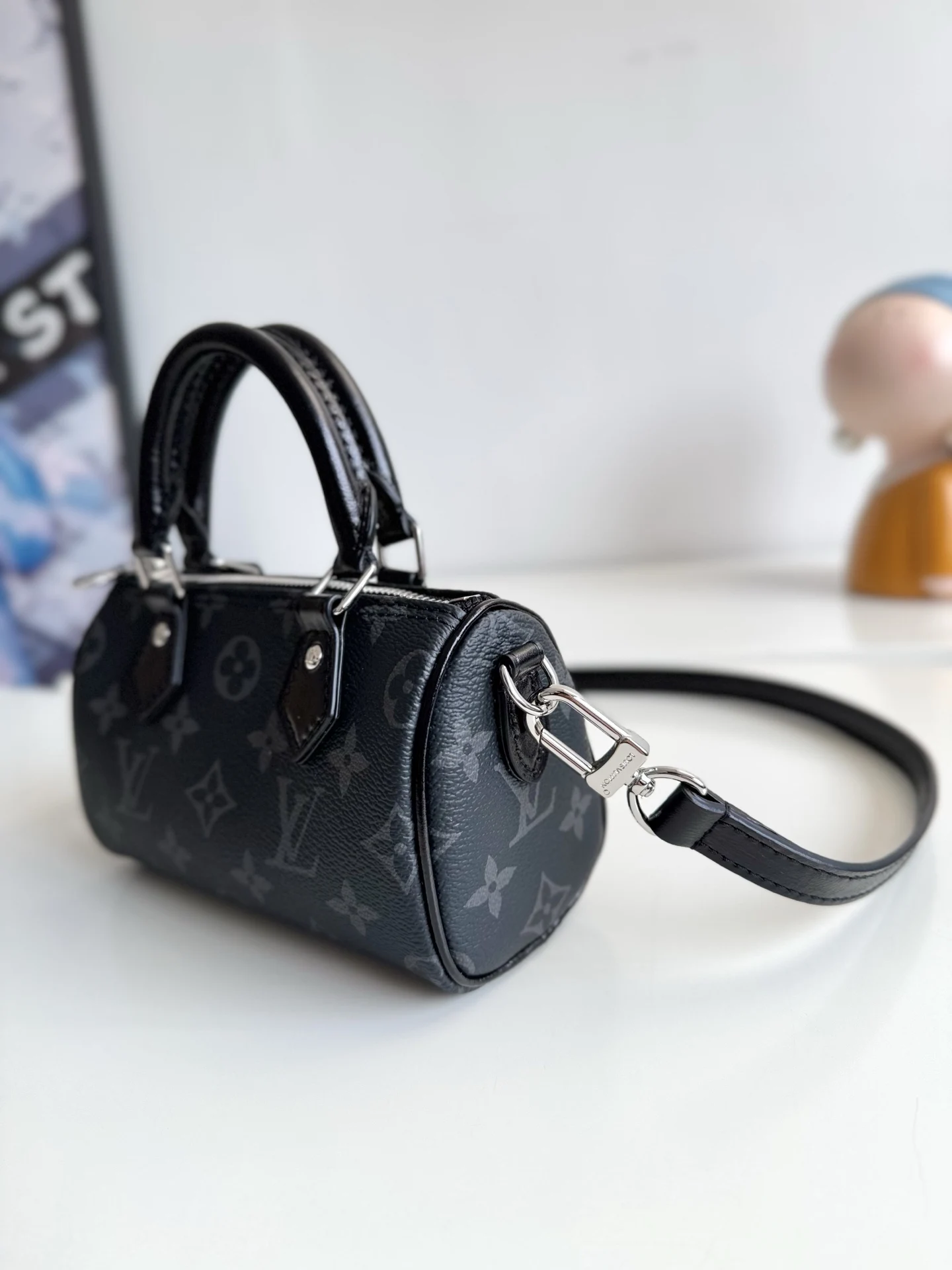 LV海外原单M26573 Nano Speedy 手袋 手提斜挎包 - 细节图 2