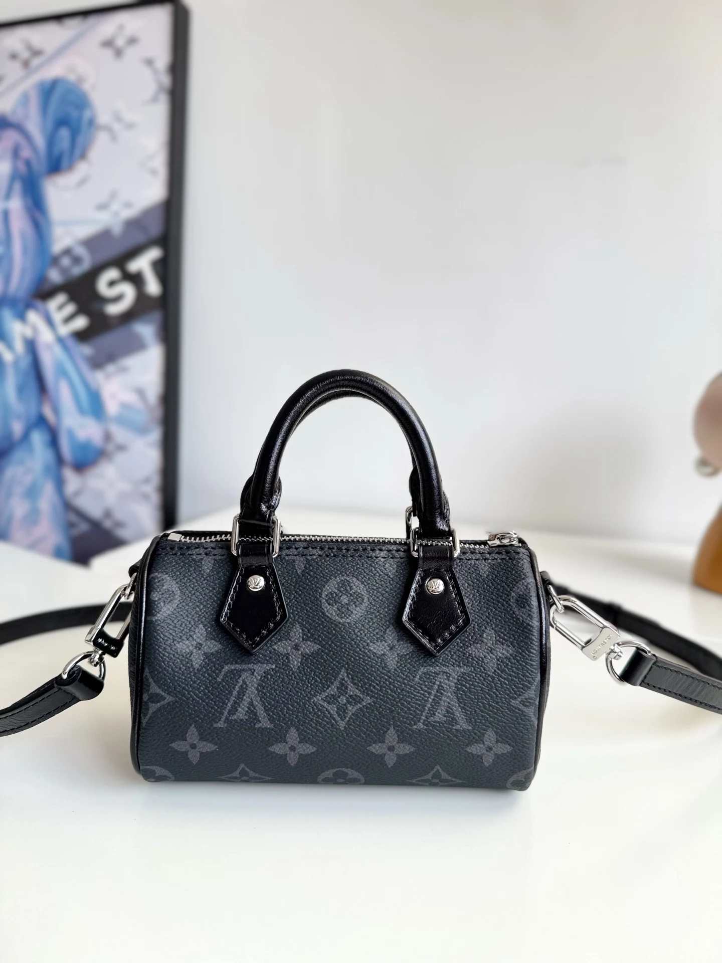 LV海外原单M26573 Nano Speedy 手袋 手提斜挎包 - 细节图 3