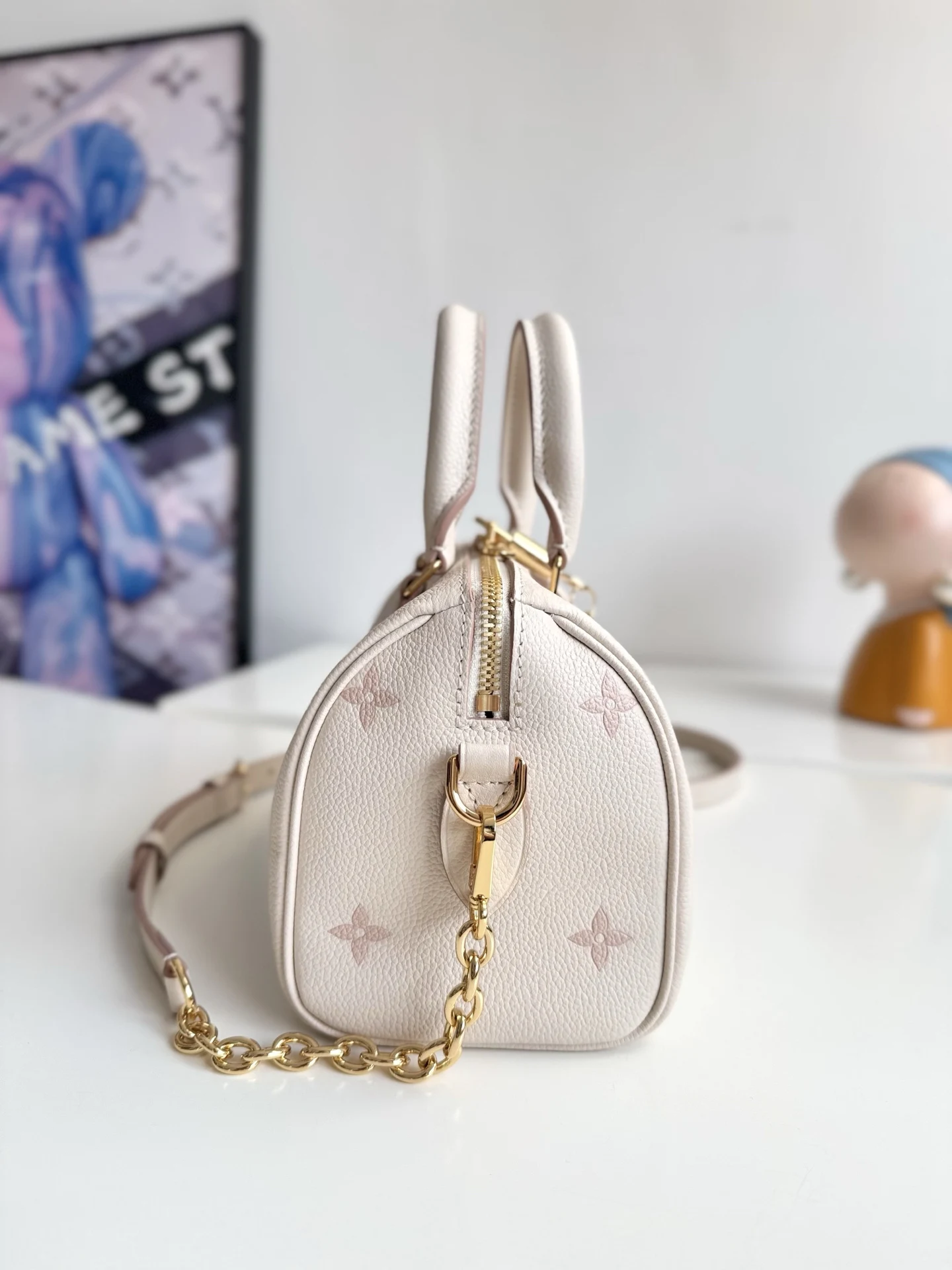LV海外原单M14291 Speedy Bandouliere 20 手袋 手提斜挎包 - 细节图 2