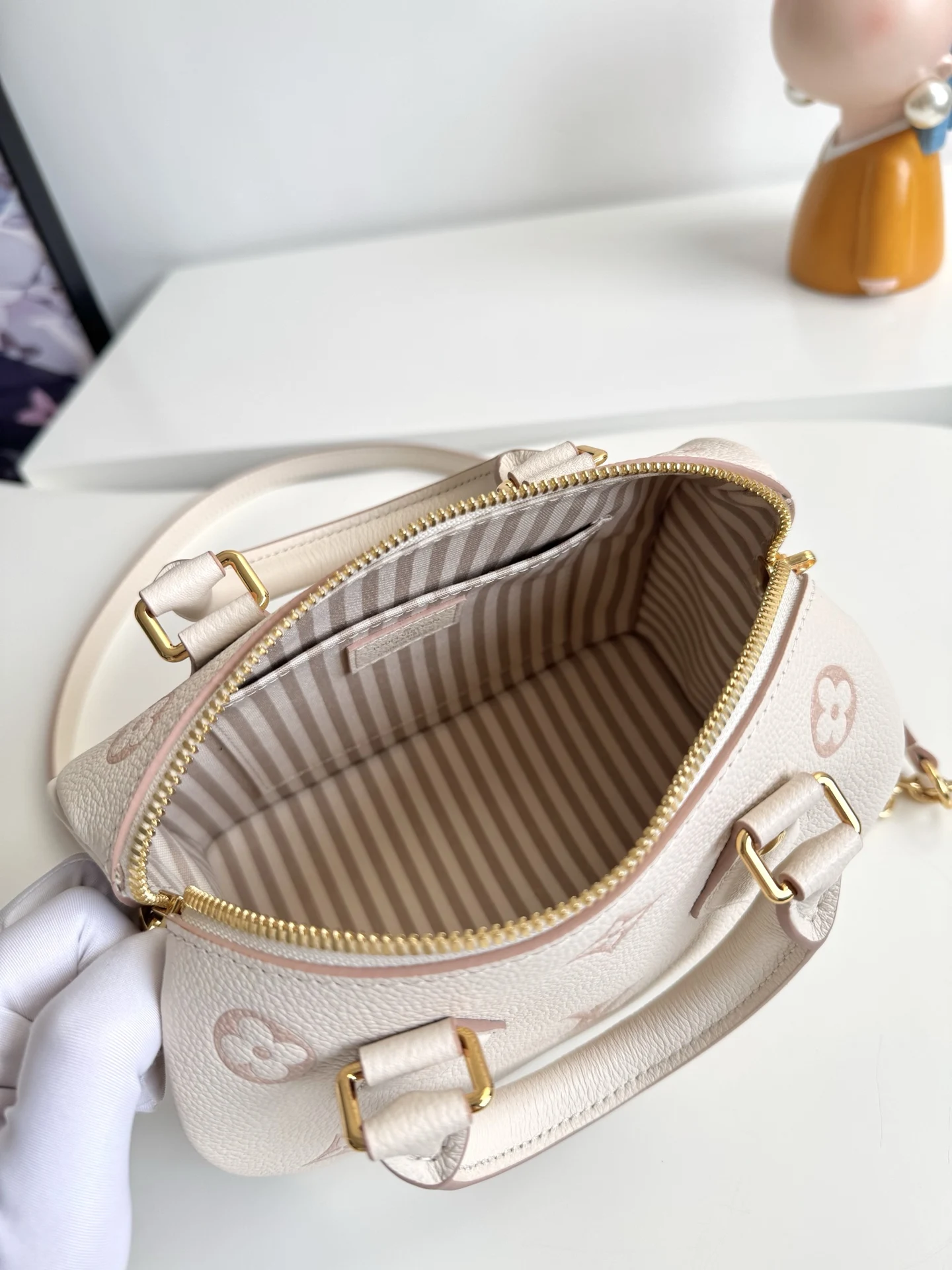 LV海外原单M14291 Speedy Bandouliere 20 手袋 手提斜挎包 - 细节图 8
