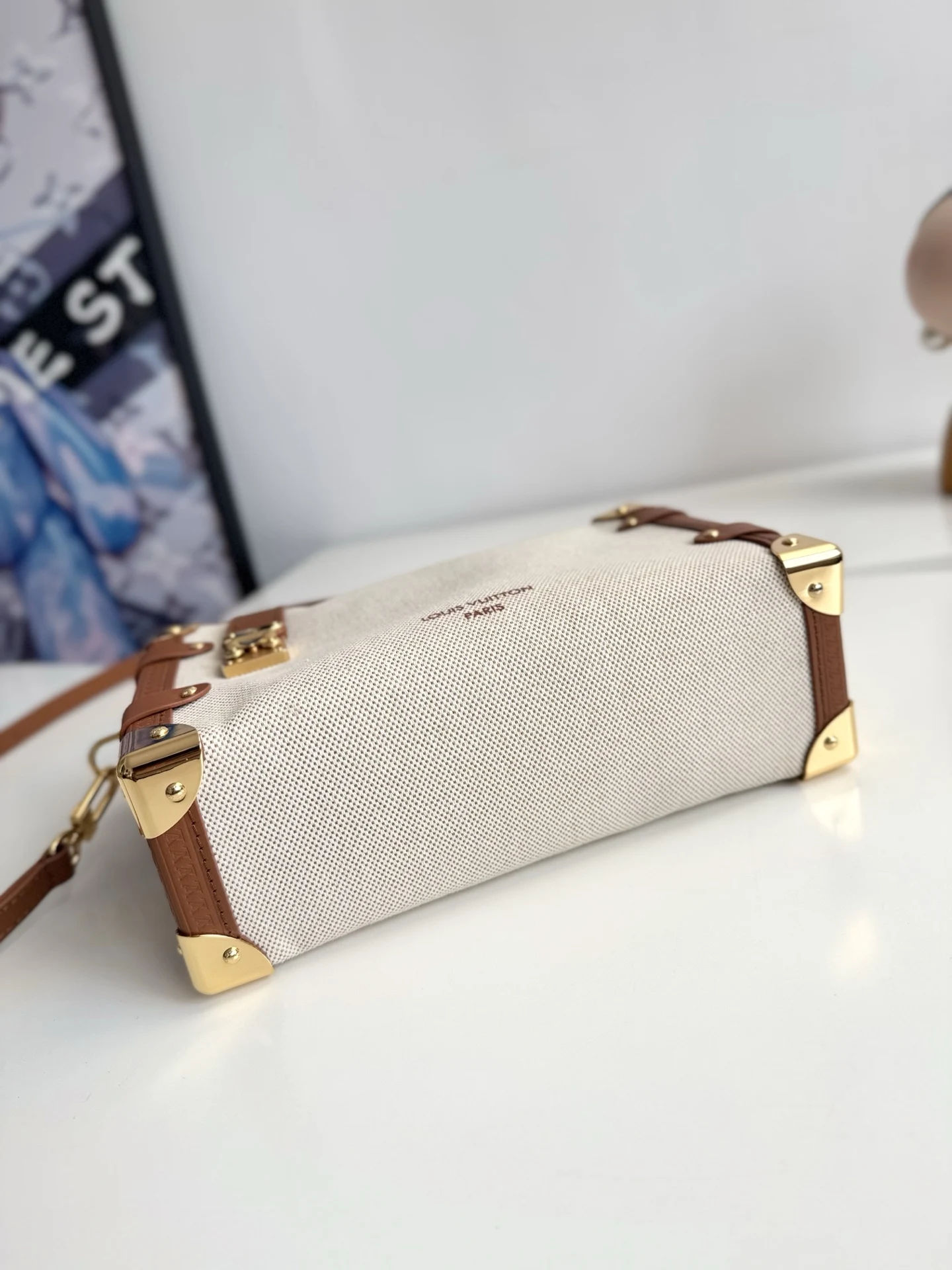 LV海外原单M14411 Side Trunk 中号手袋 手提斜挎包 - 细节图 4
