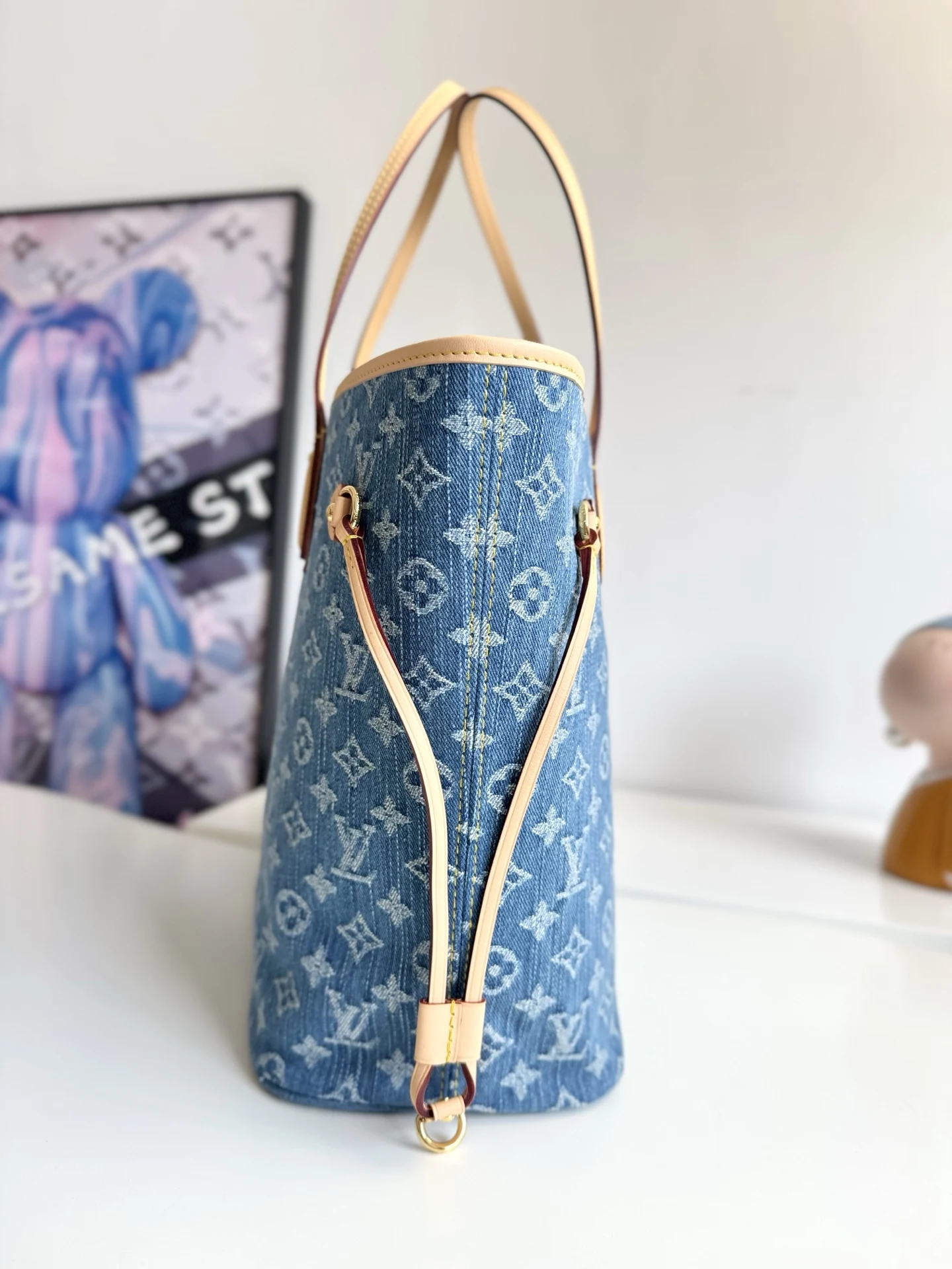 Louis Vuitton Overseas original M13192 Neverfull medium handbag shoulder bag - Detail view 2