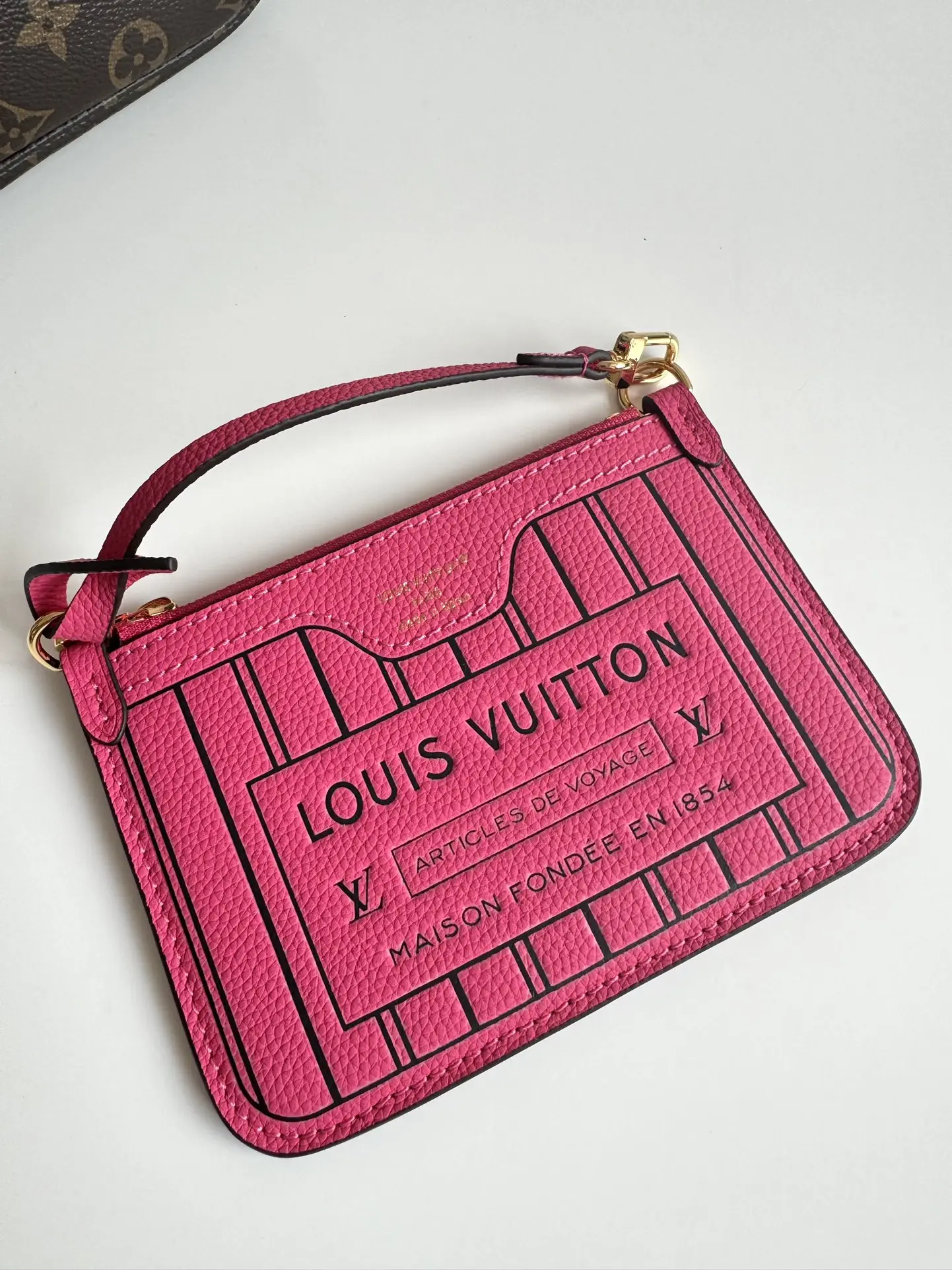 LV海外原单M12106 Neverfull Bandouliere Inside Out BB 手袋 手提斜挎包 - 细节图 6