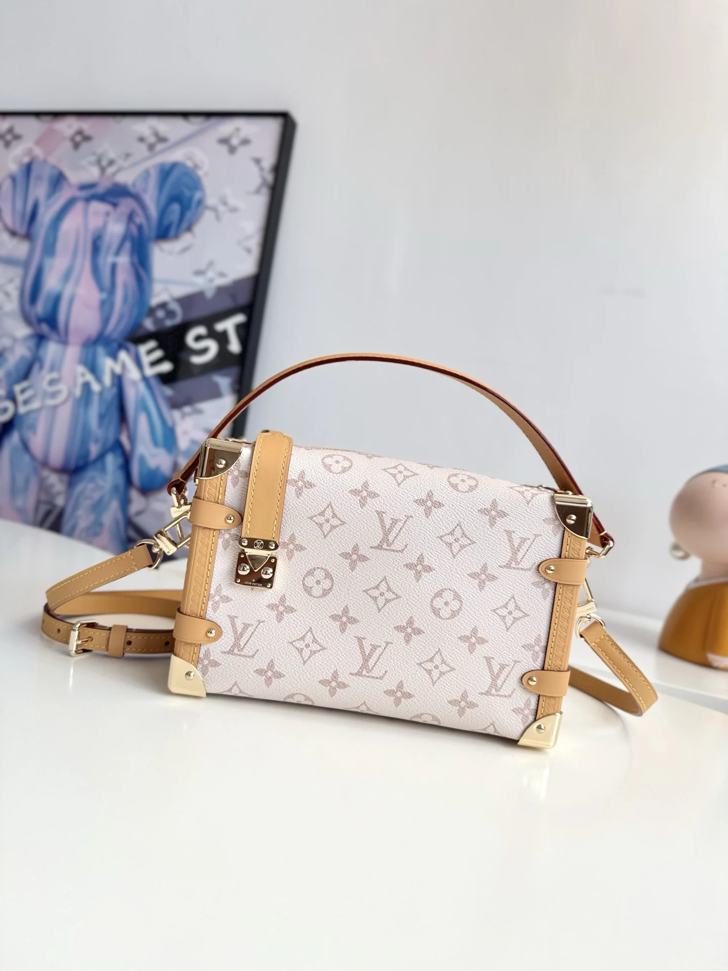 LV海外原单M26287 Side Trunk 中号手袋 手提斜挎包 - 细节图 1