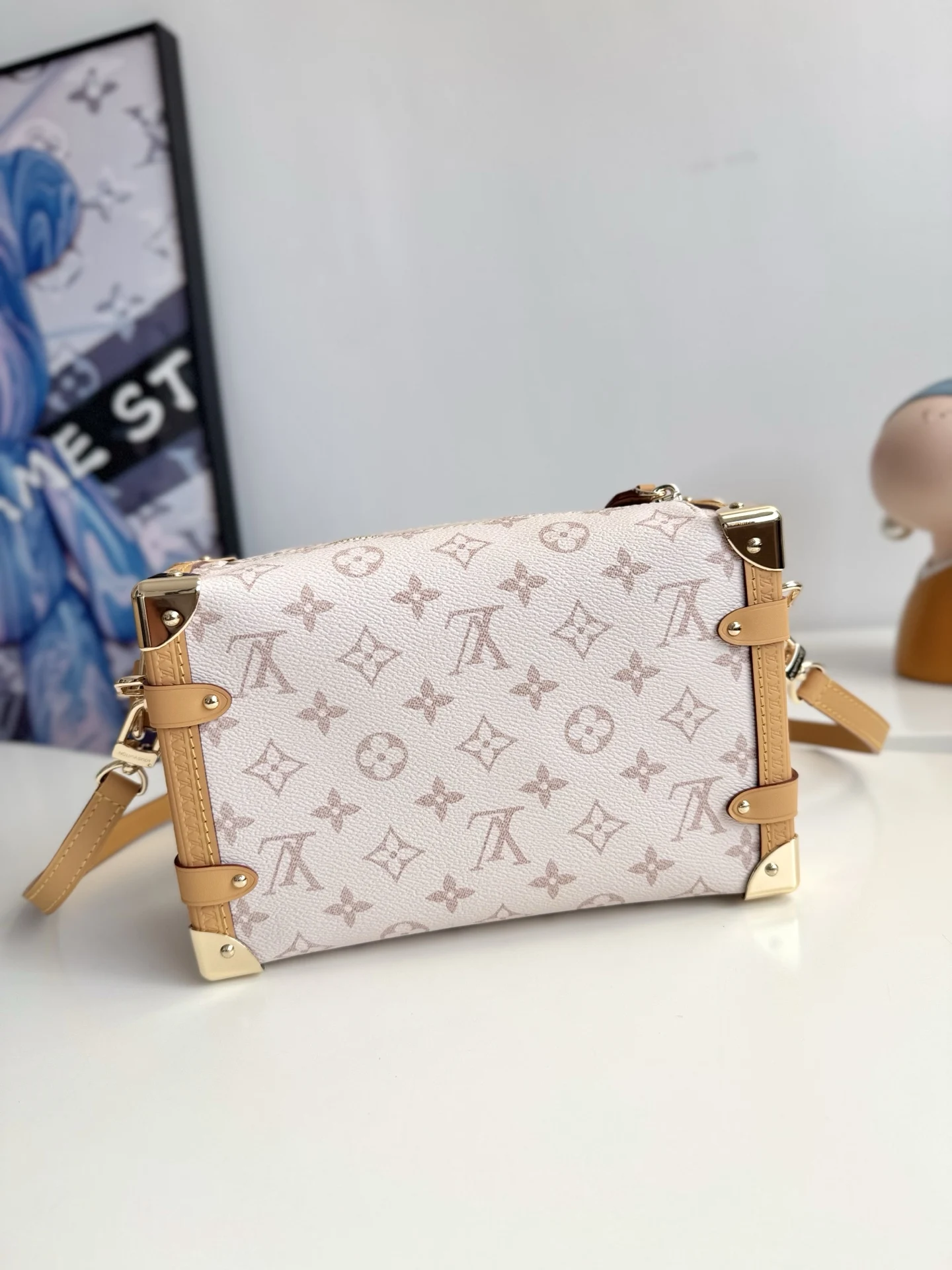 LV海外原单M26287 Side Trunk 中号手袋 手提斜挎包 - 细节图 3