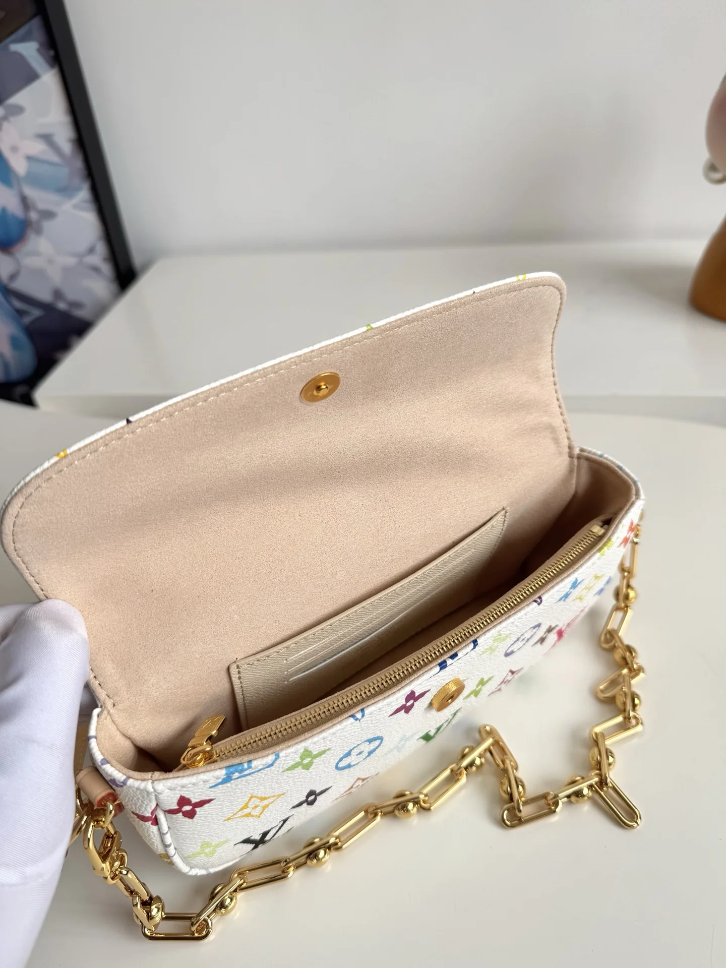 LV海外原单M27492 Wallet On Chain Ivy 手袋 斜挎包 - 细节图 7