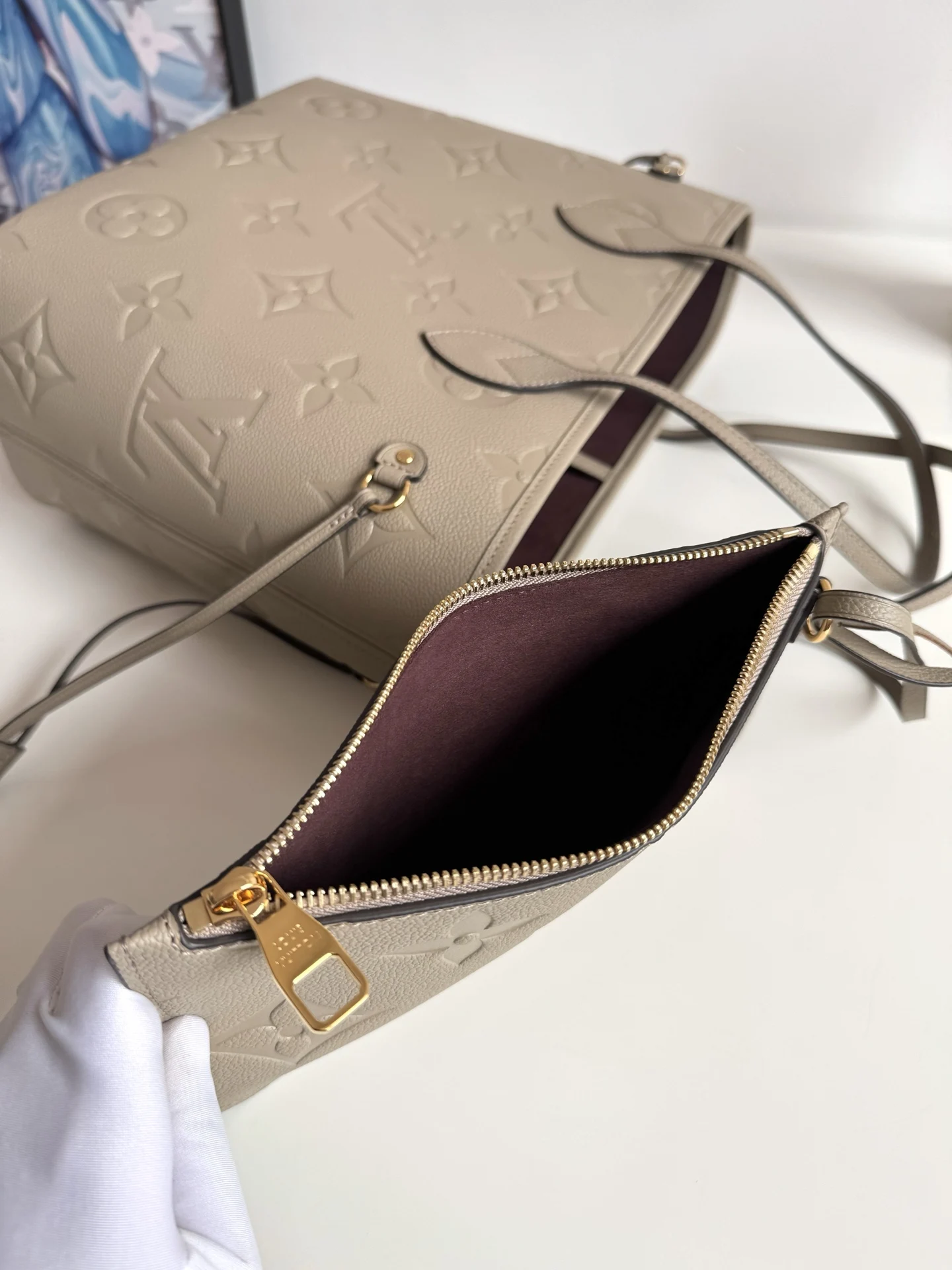 Louis Vuitton Overseas Original M45686 Neverfull Medium Tote Bag Shoulder Bag - Detail view 5