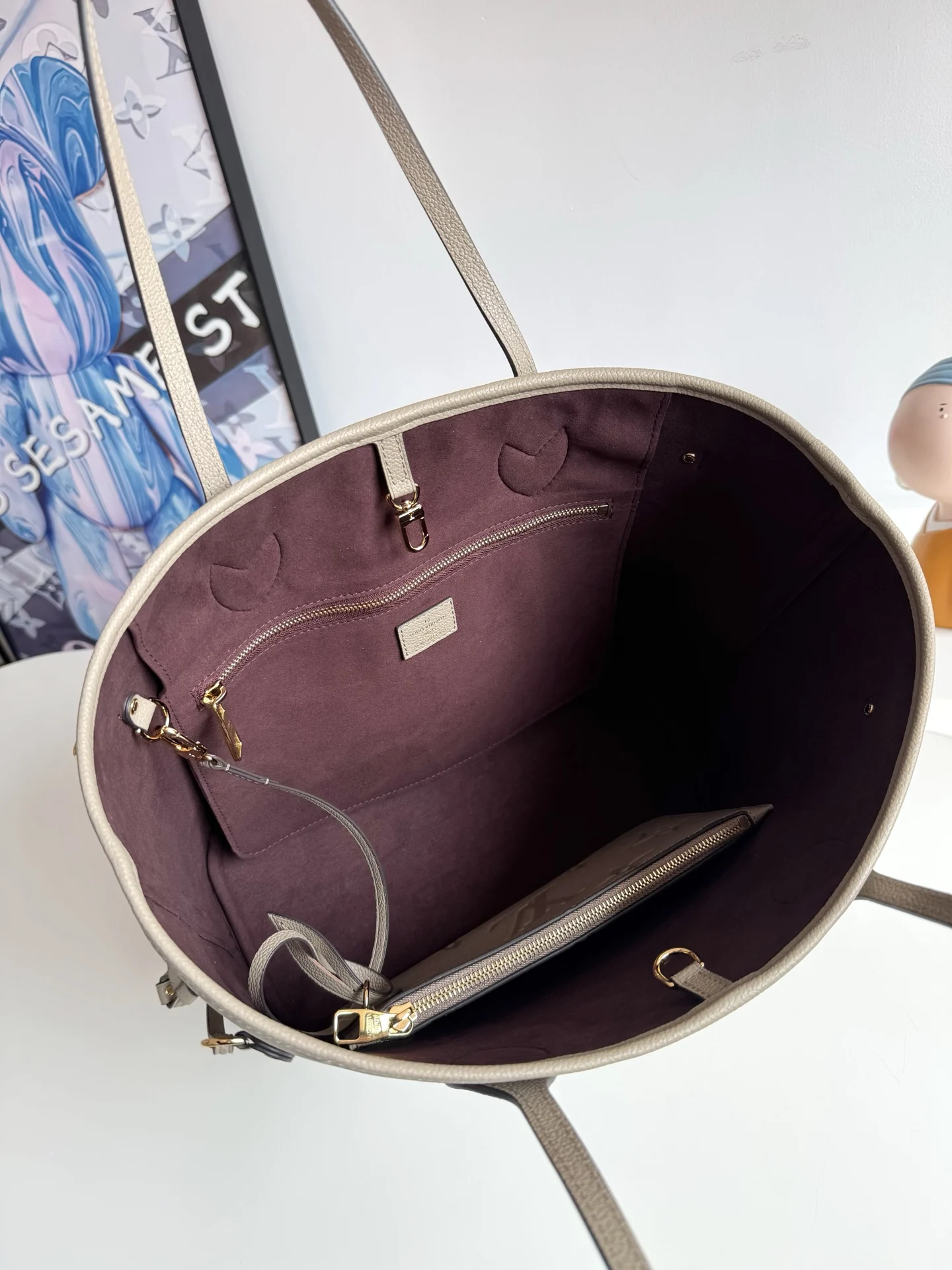Louis Vuitton Overseas Original M45686 Neverfull Medium Tote Bag Shoulder Bag - Detail view 8