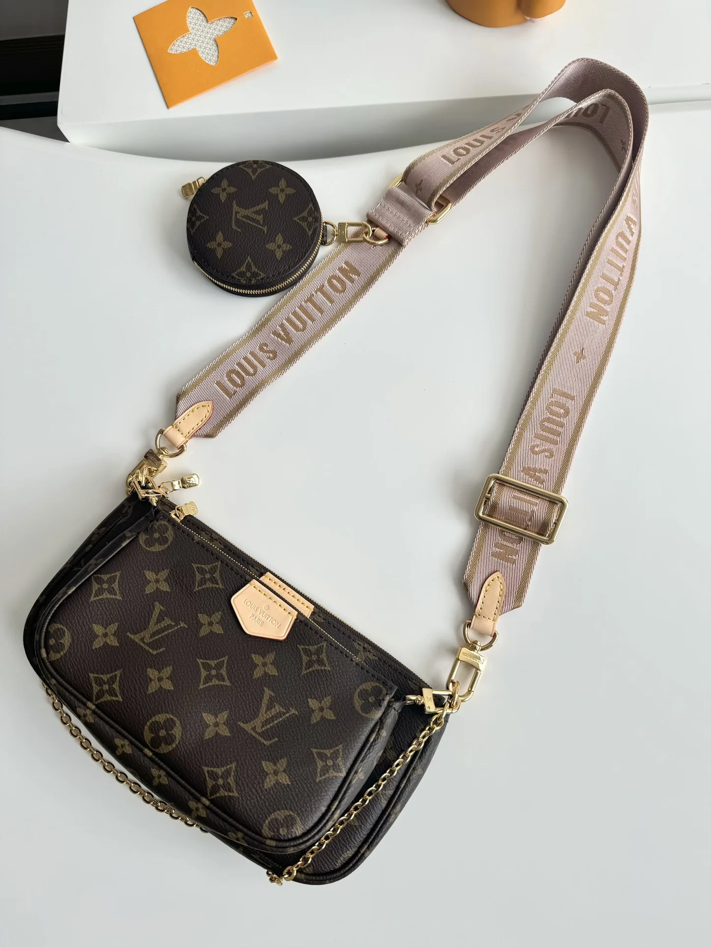 LV海外原单M44840 Multi Pochette Accessories 手袋 斜挎包 - 细节图 1
