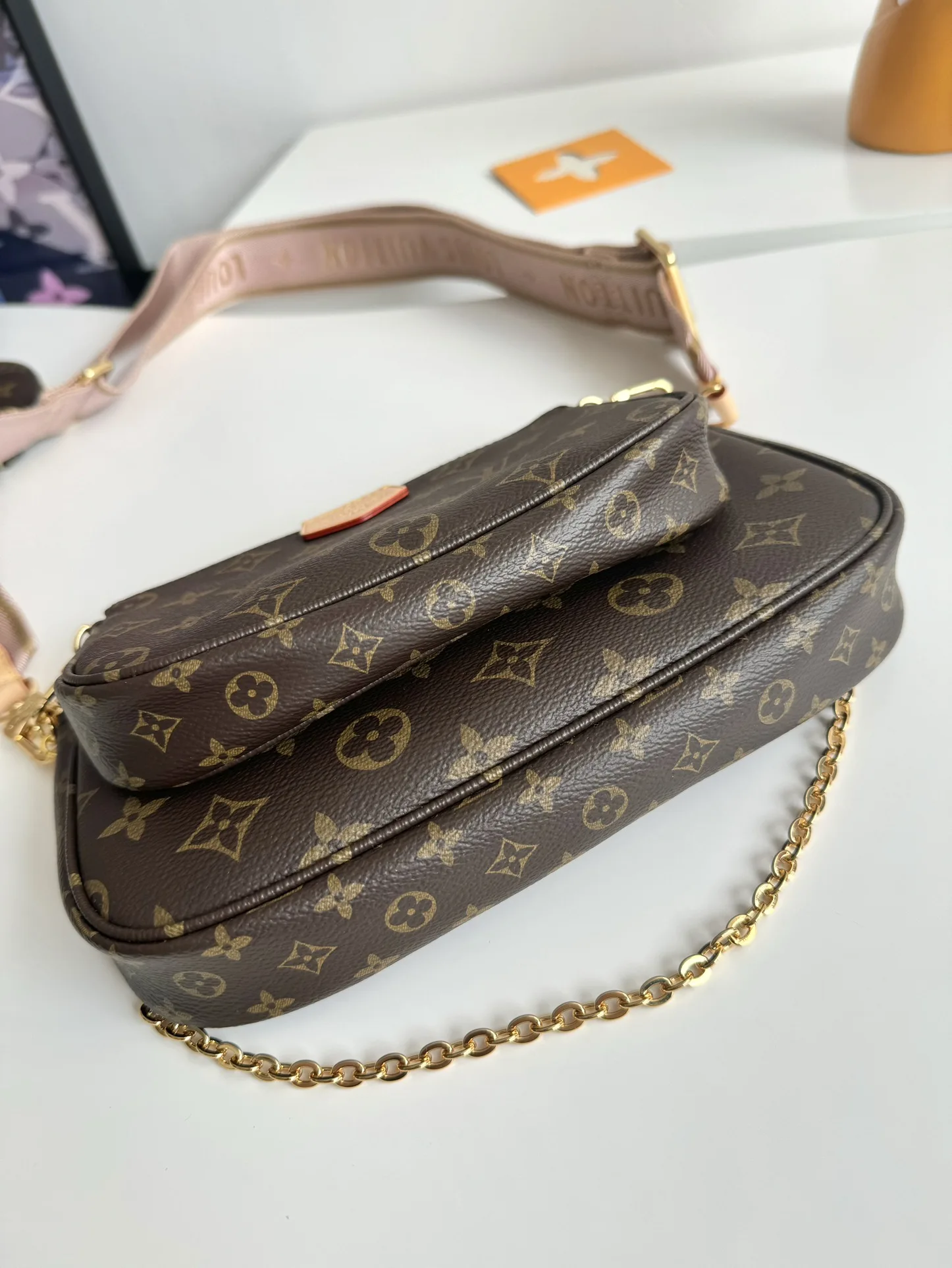 LV海外原单M44840 Multi Pochette Accessories 手袋 斜挎包 - 细节图 2