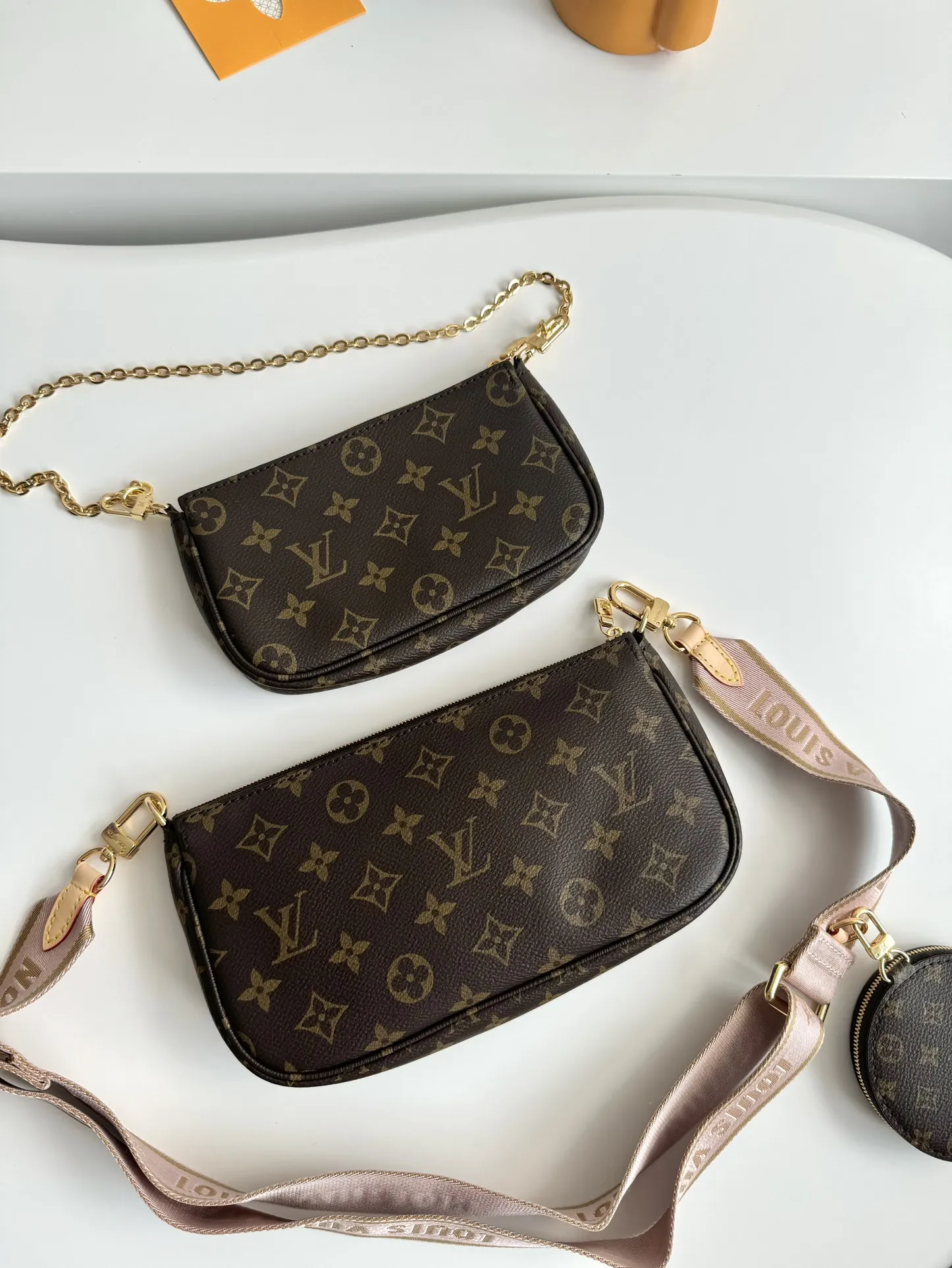 LV海外原单M44840 Multi Pochette Accessories 手袋 斜挎包 - 细节图 4