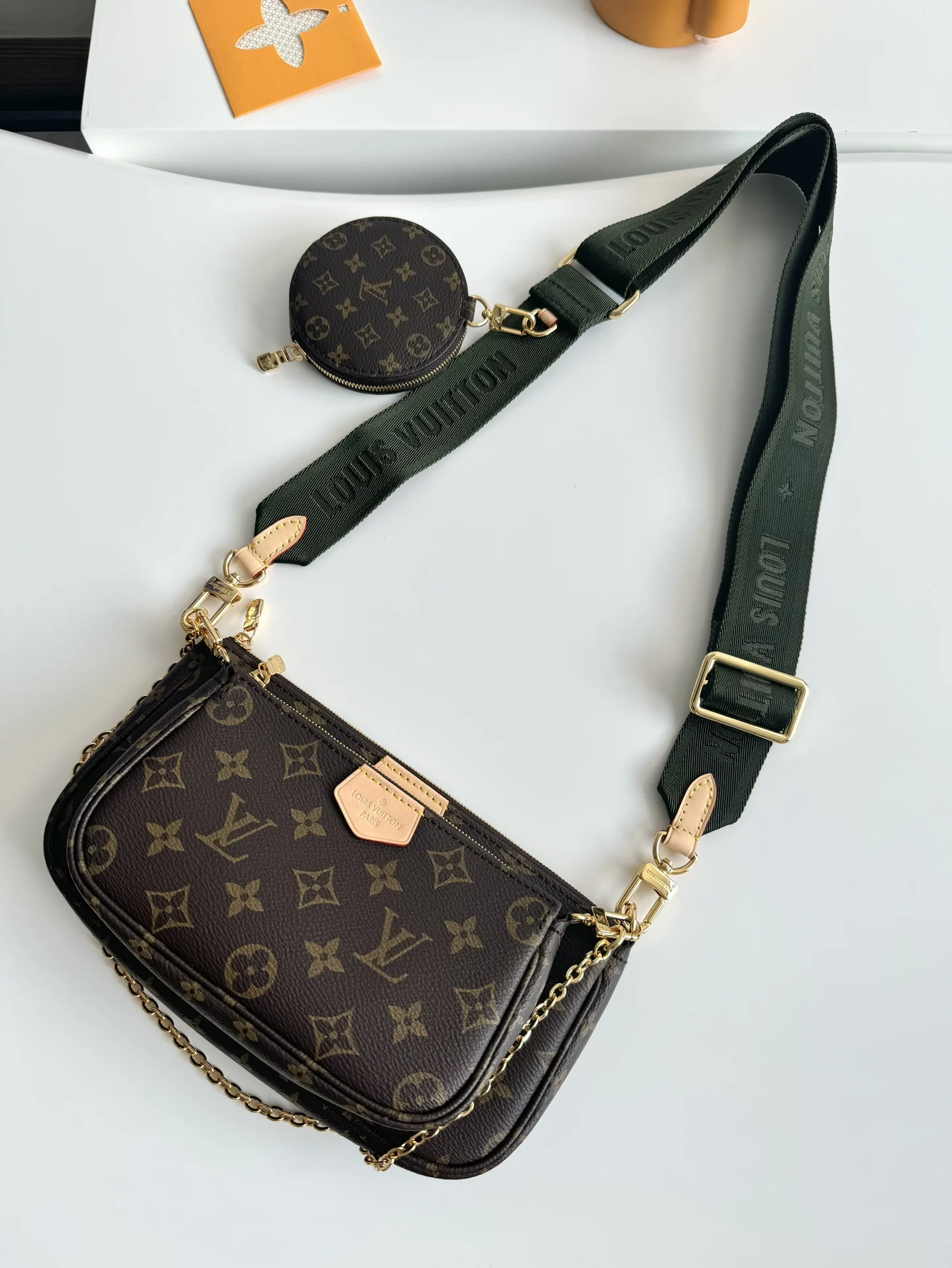 LV海外原单M44813 Multi Pochette Accessories 手袋 斜挎包 - 细节图 1