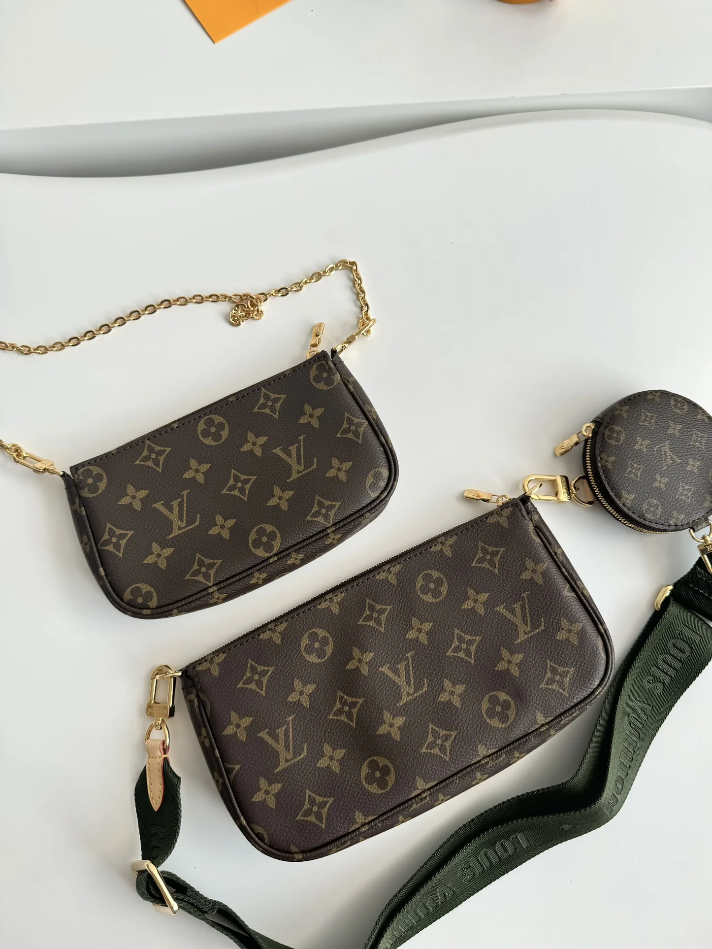 LV海外原单M44813 Multi Pochette Accessories 手袋 斜挎包 - 细节图 3