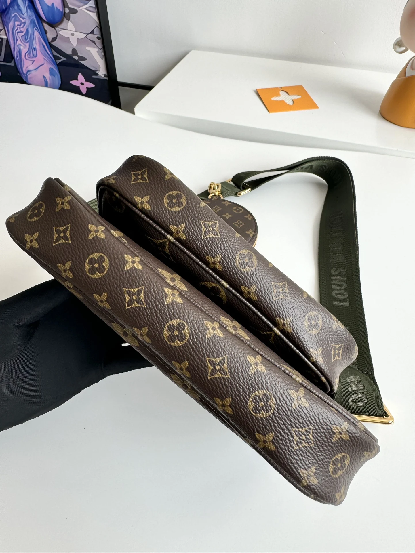 LV海外原单M44813 Multi Pochette Accessories 手袋 斜挎包 - 细节图 4