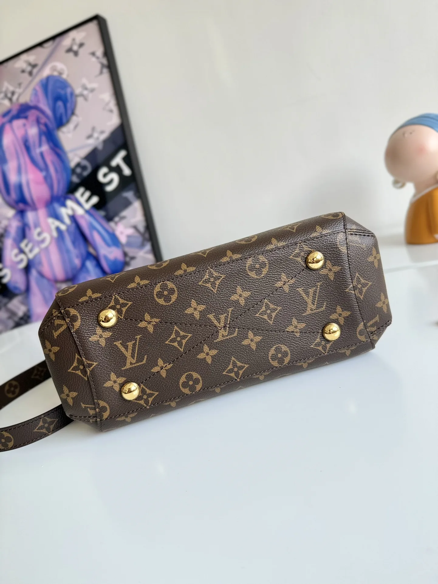 LV海外原单M41055 Montaigne BB 手袋 手提斜挎包 - 细节图 4